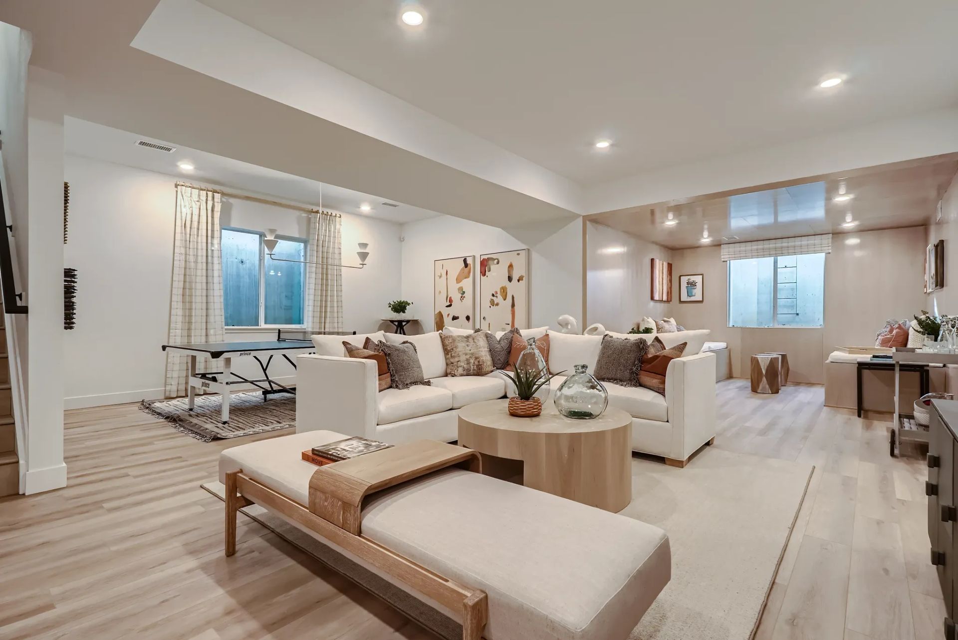 Scout Model Finished Basement Rec Room