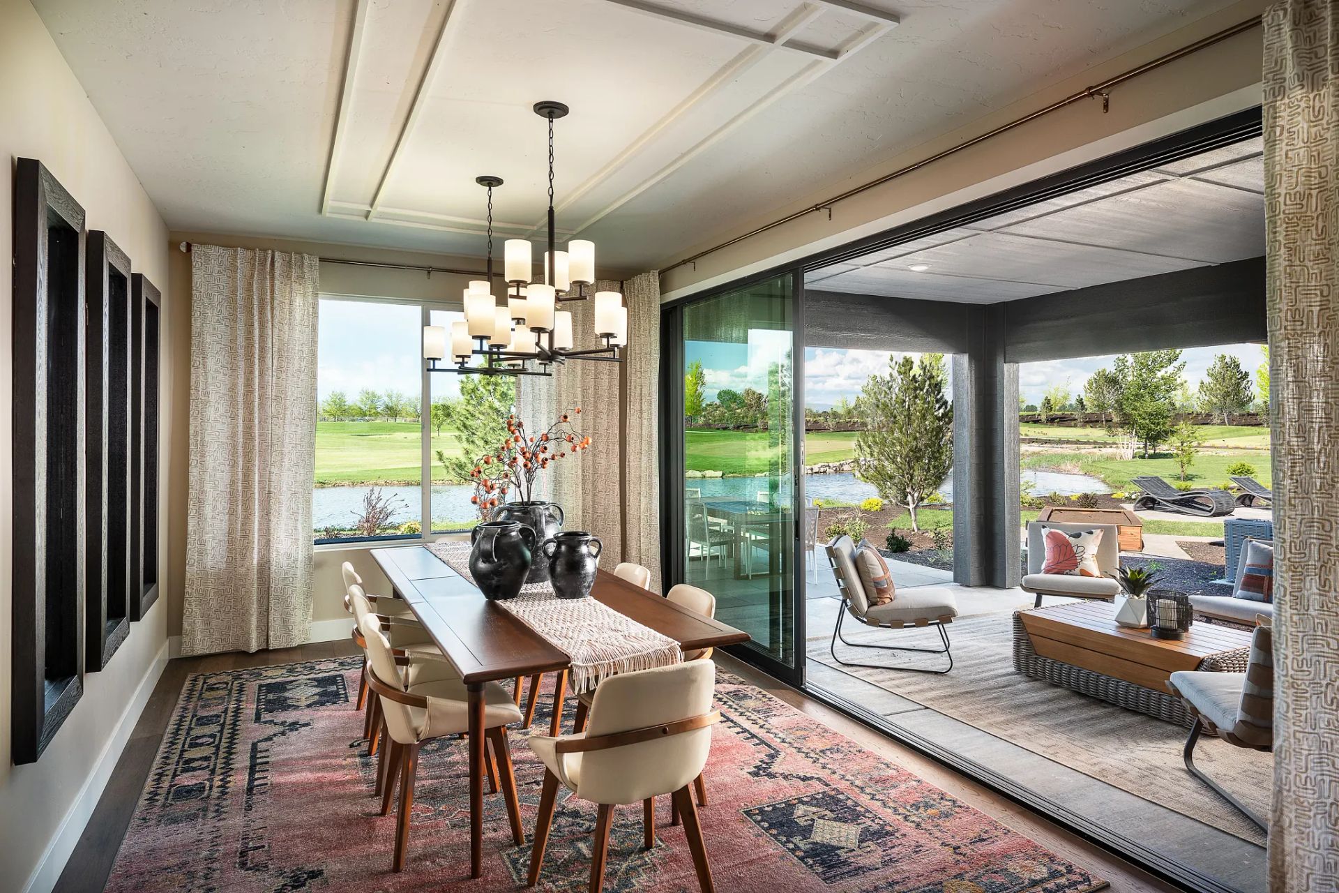 Dining Room of Model at Valor