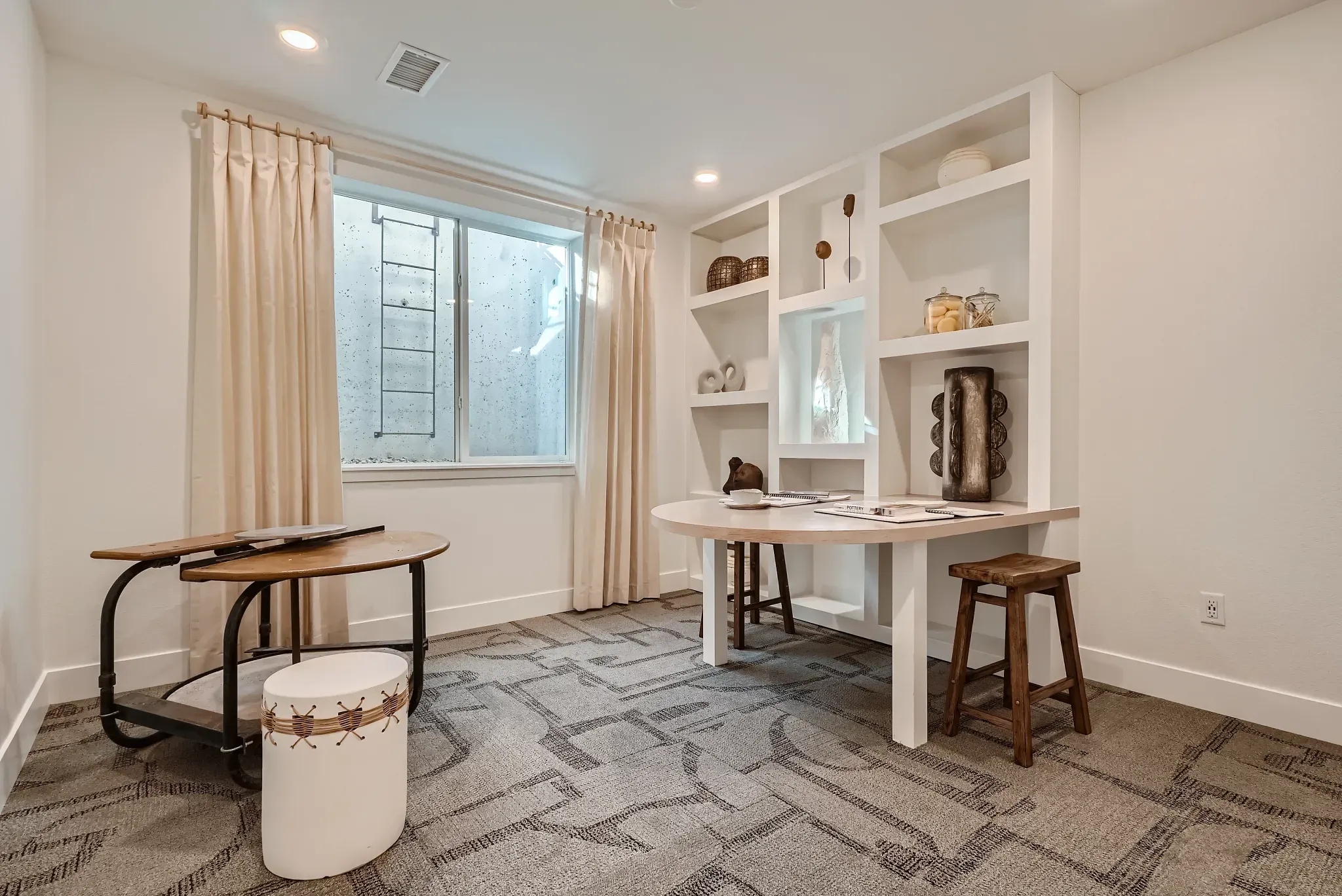 Scout Model Finished Basement Bedroom