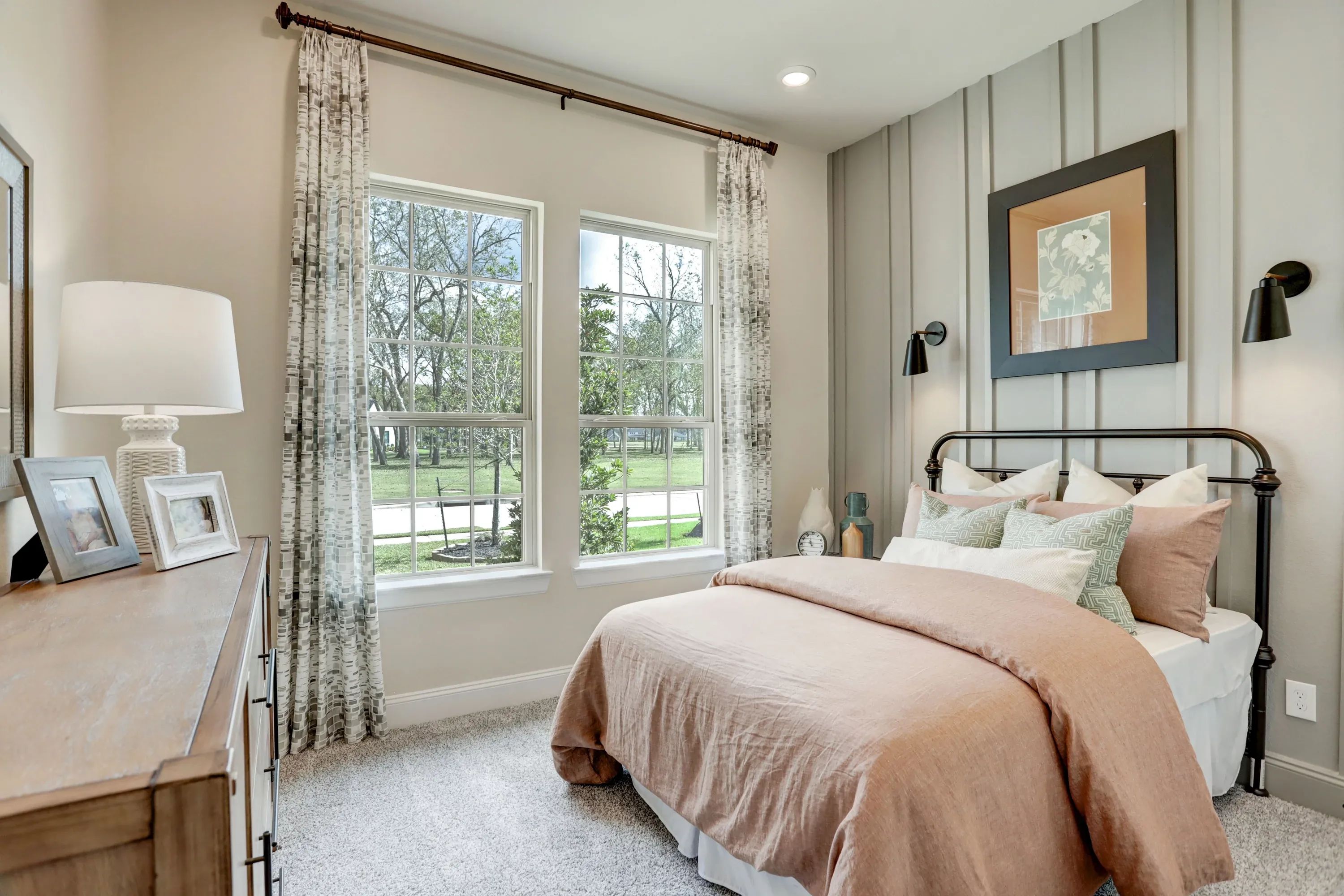 Plan 5051 bedroom - staged