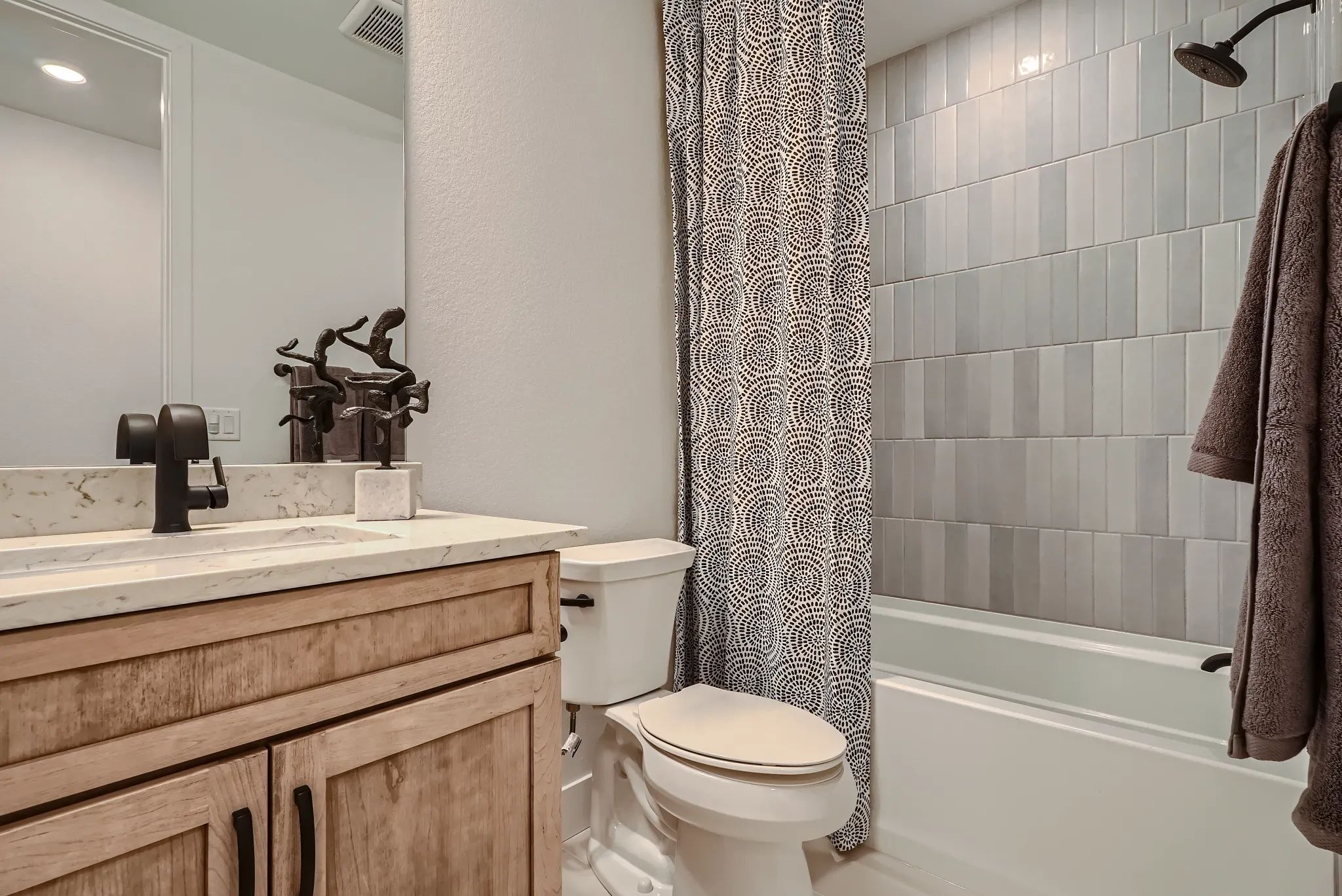 Scout Model Finished Basement Bath