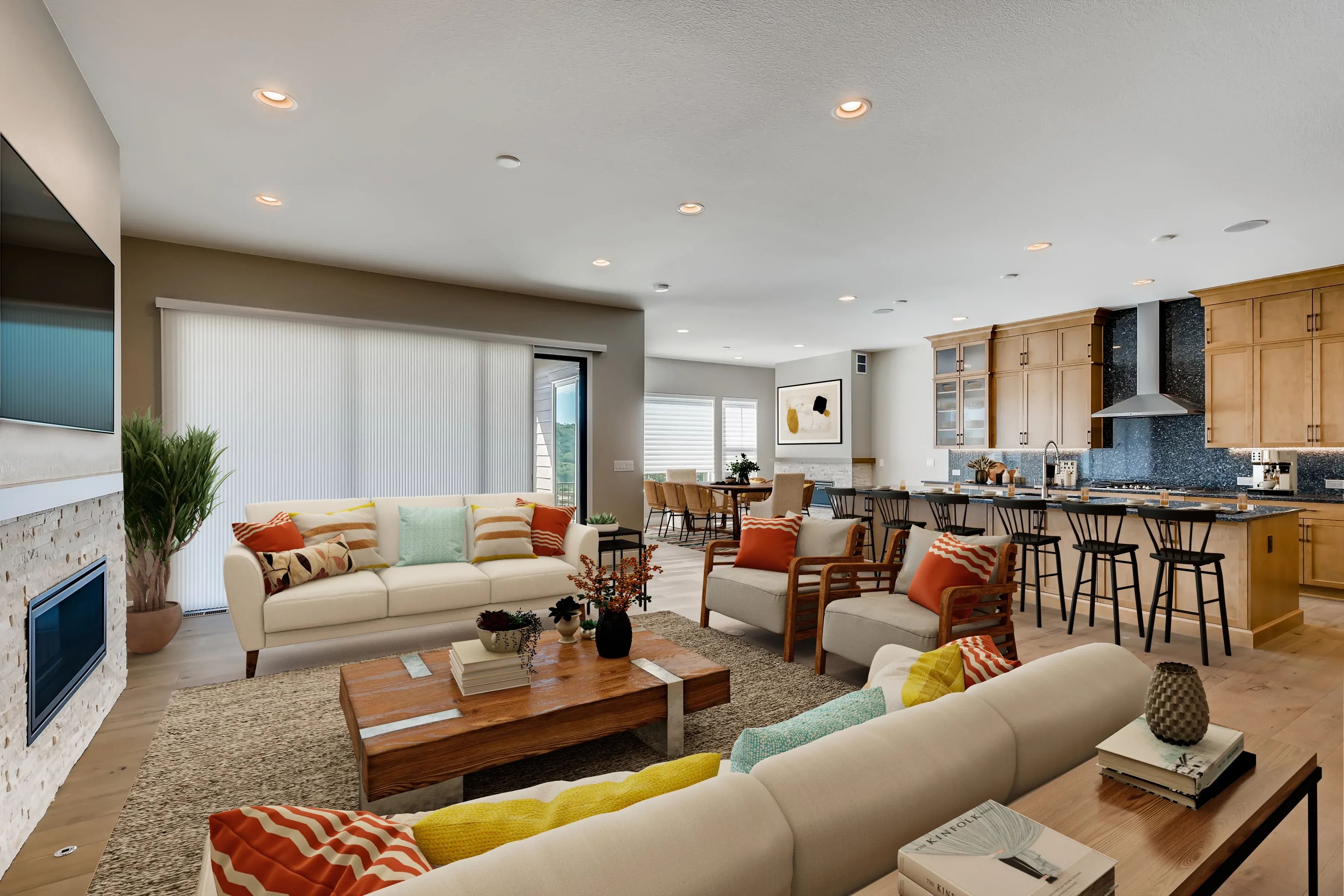 Heirloom Great Room, Kitchen + Dining