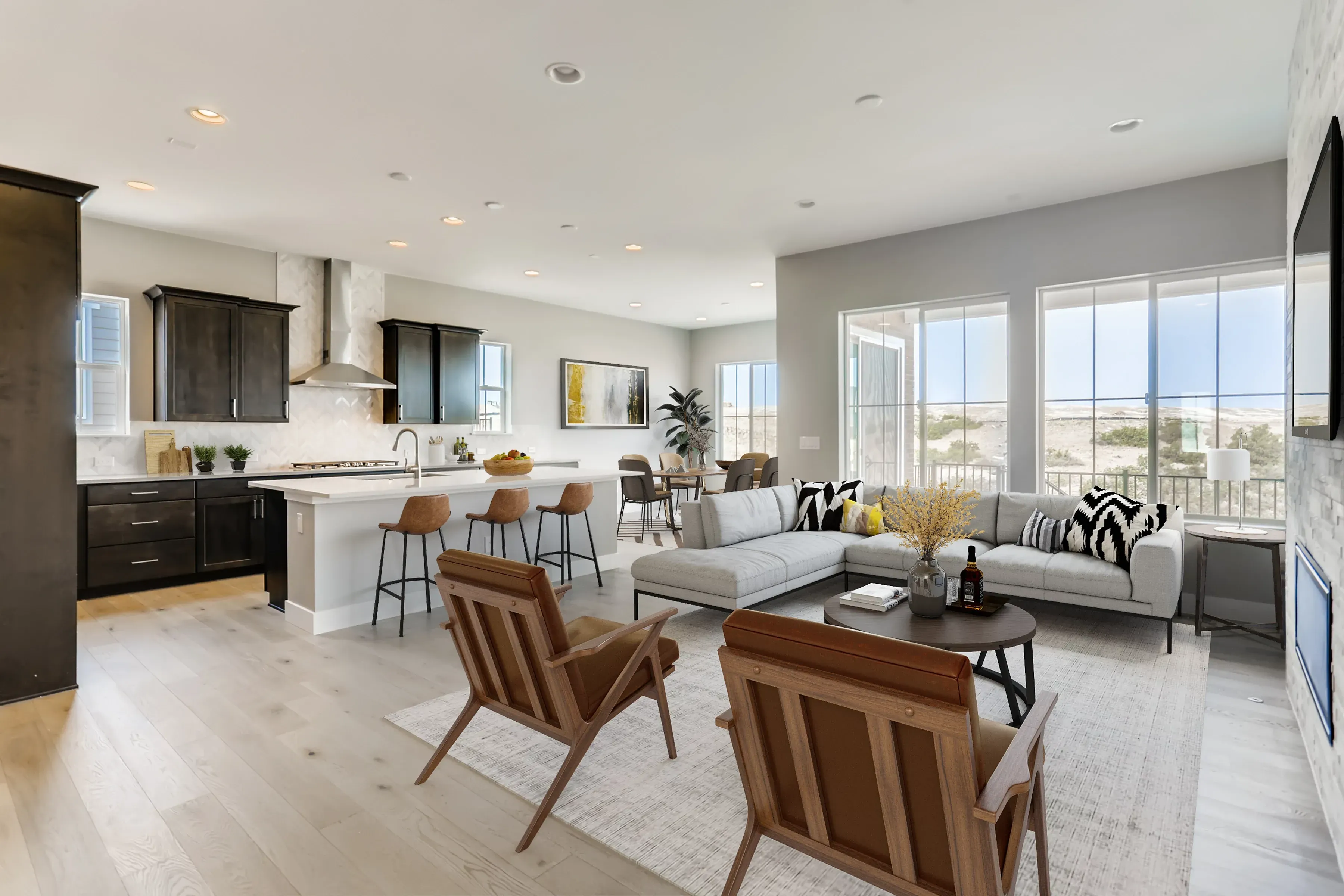 Heritage Great Room, Kitchen +Dining