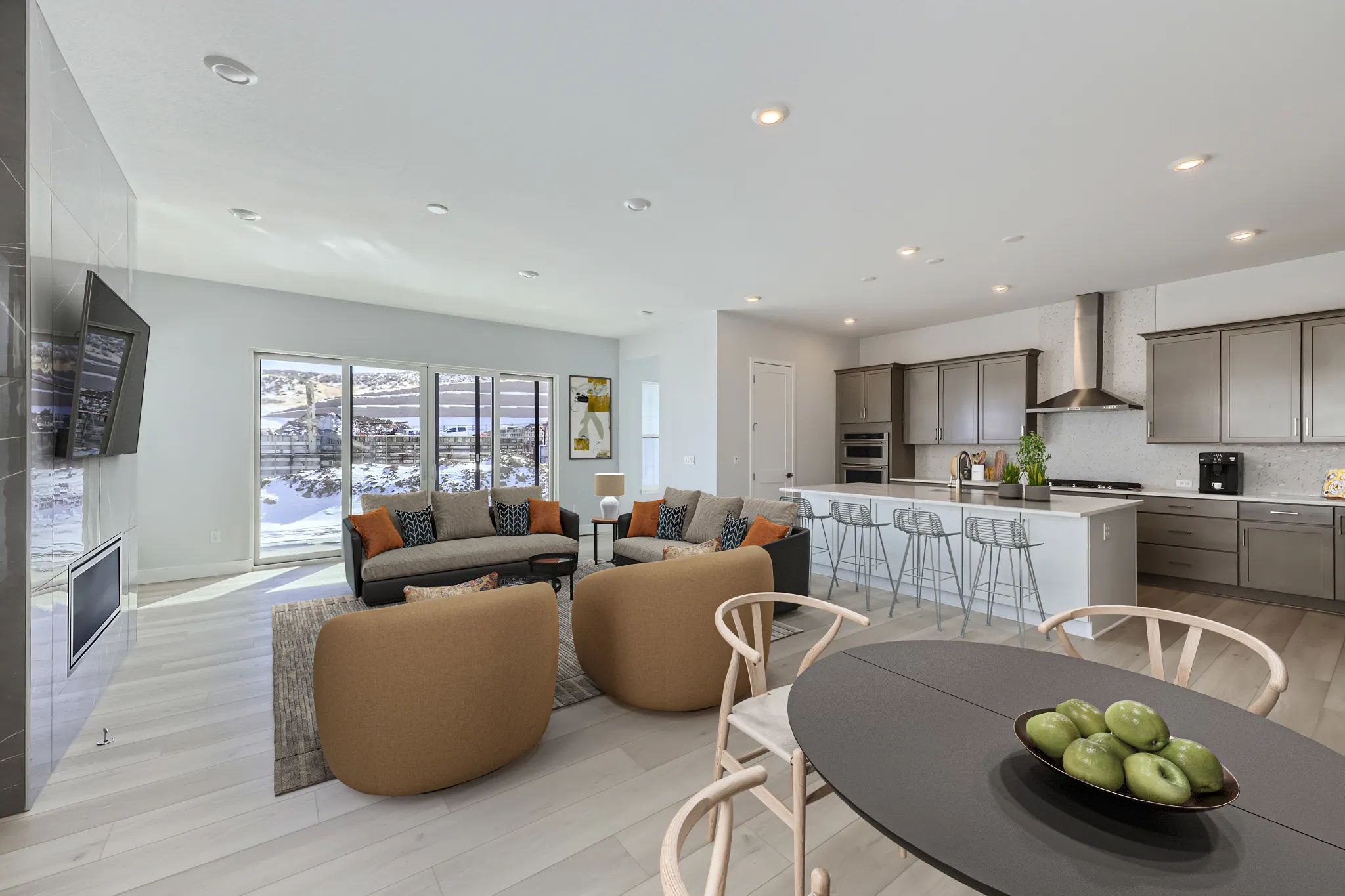 Stevie - Dine, Great Room + Kitchen - Virtually St