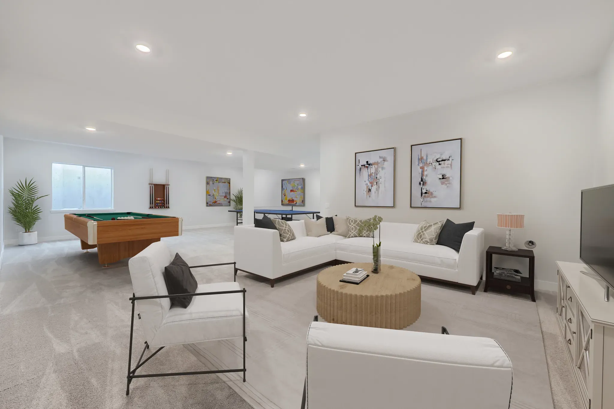 Stevie - Finished Basement Rec Room - Virtually St