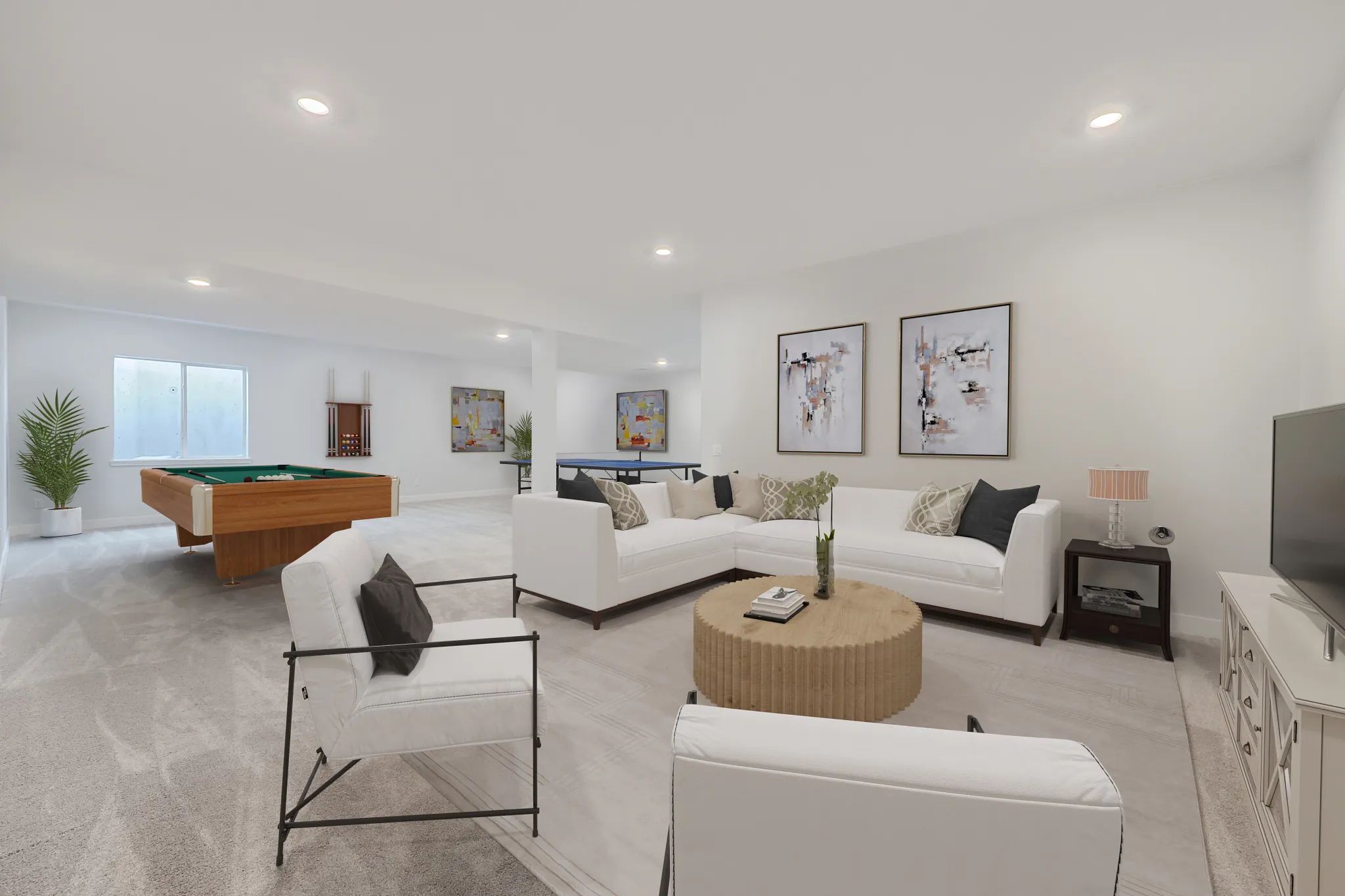 Stevie - Finished Basement Rec Room - Virtually St