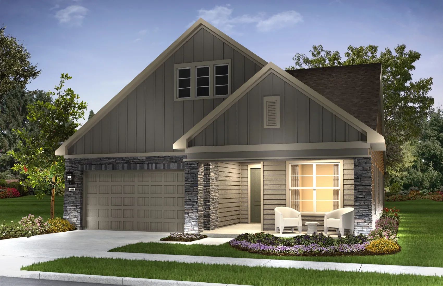 Exterior C: Contemp Vineyard; Color 12