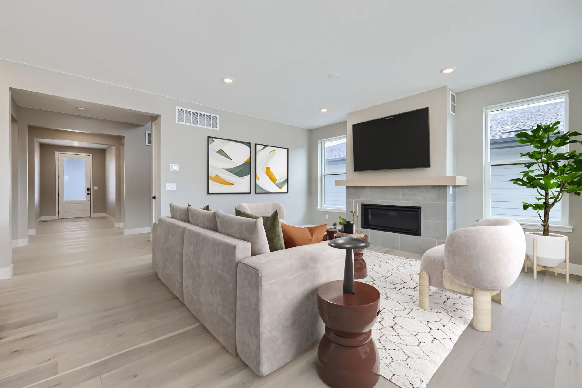 Great Room - Virtually Staged