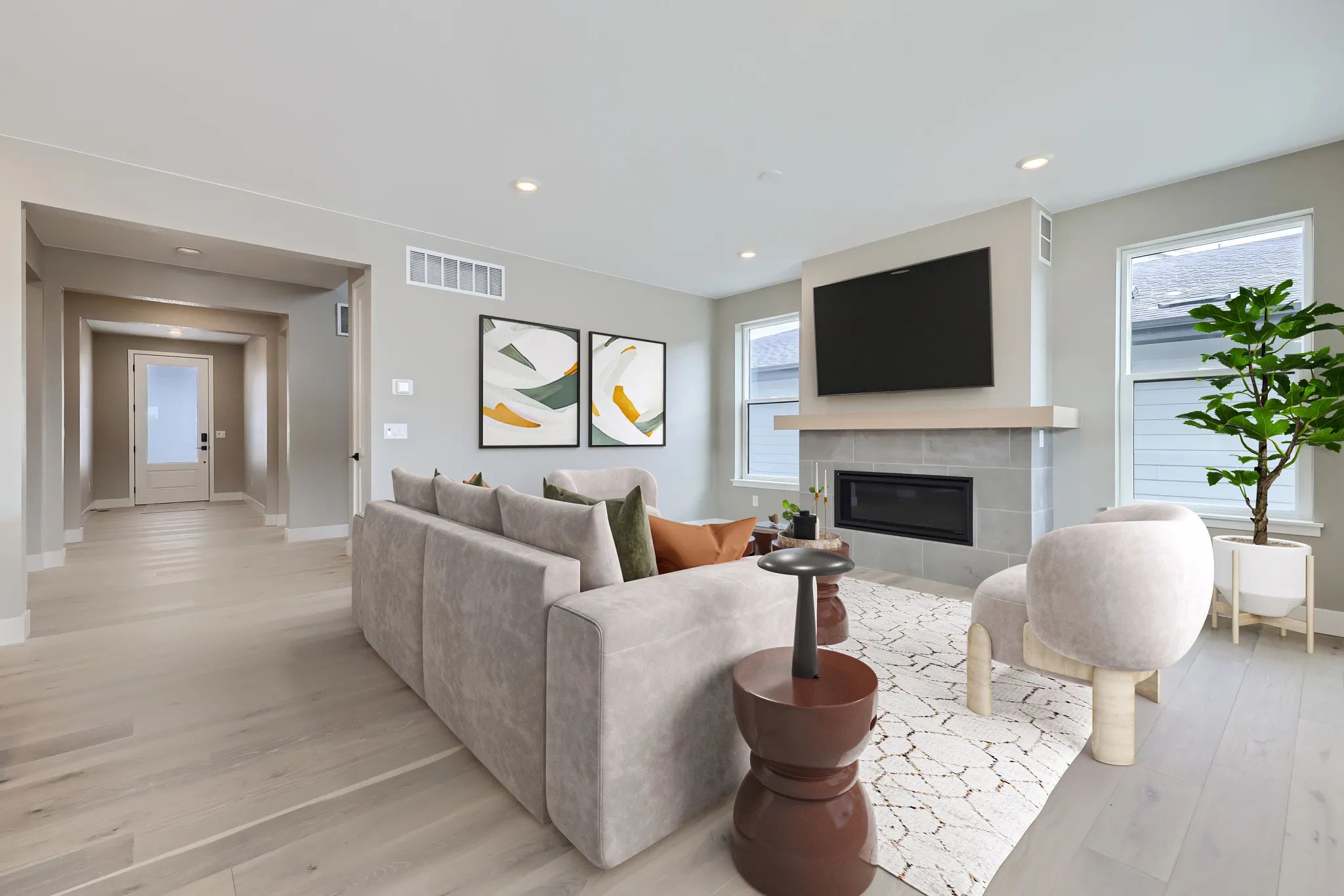 Great Room - Virtually Staged