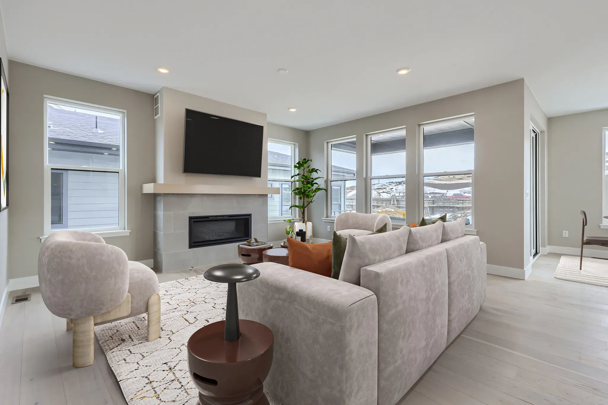 Great Room - Virtually Staged