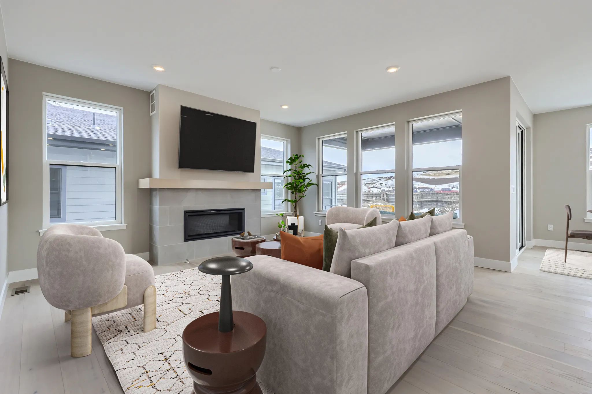 Great Room - Virtually Staged