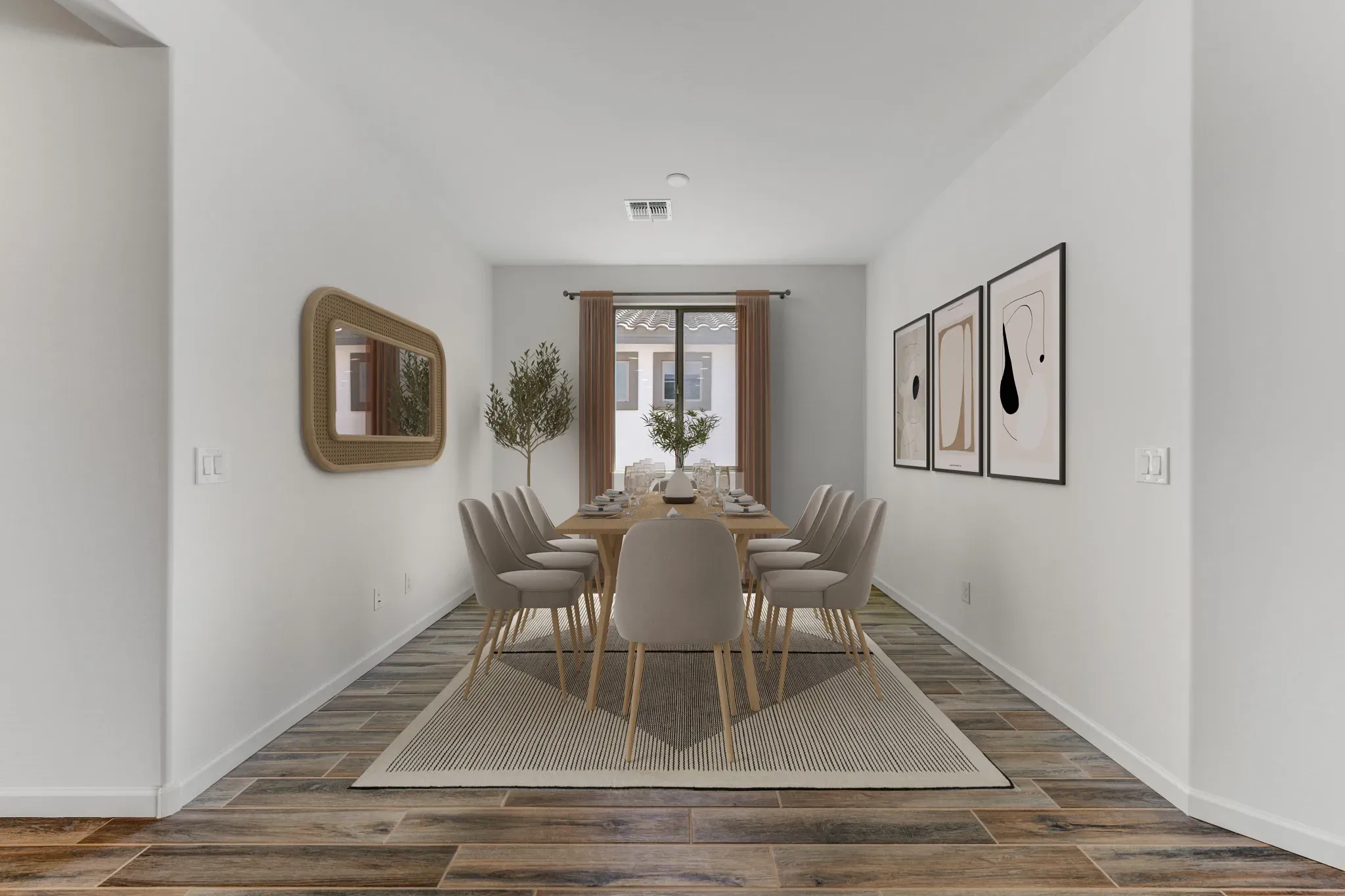 Virtually Staged Dining