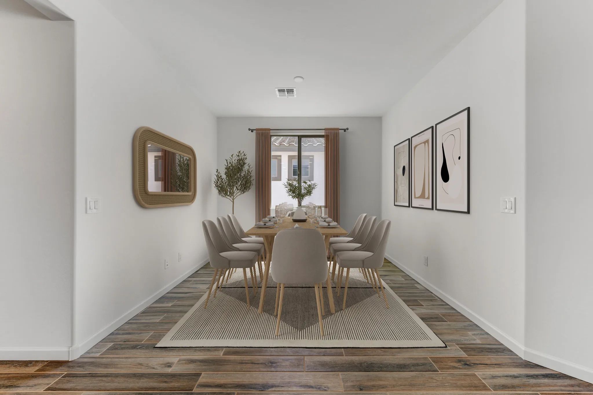 Virtually Staged Dining