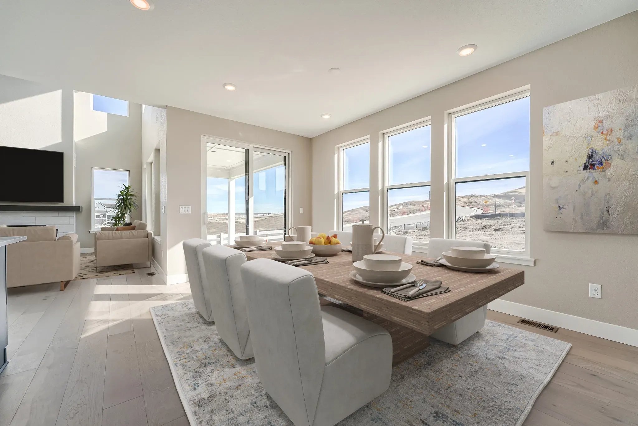 Rickie Plan Dining - Virtually Staged