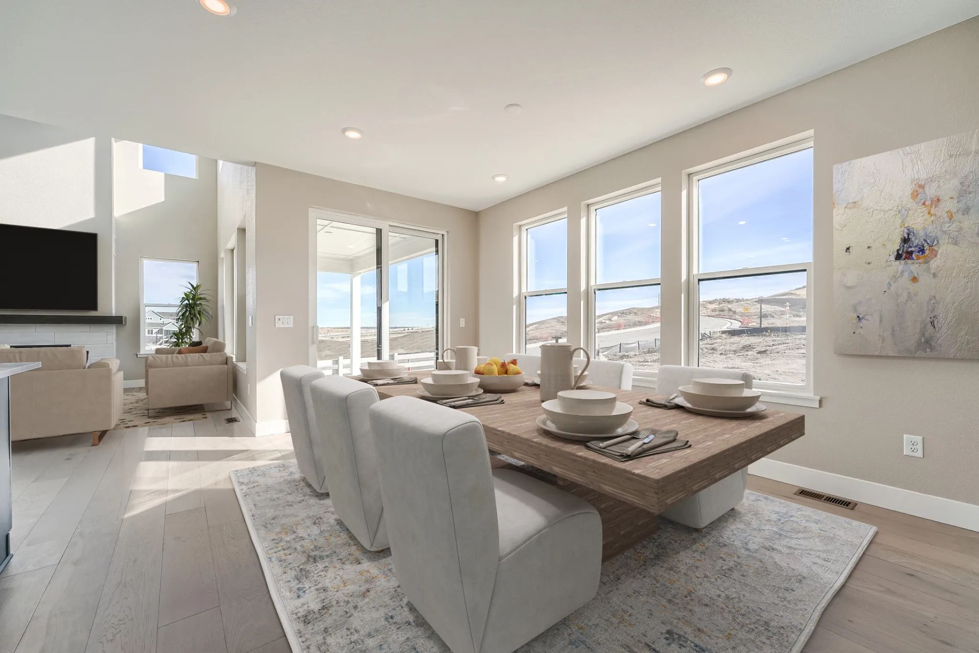 Rickie Plan Dining - Virtually Staged