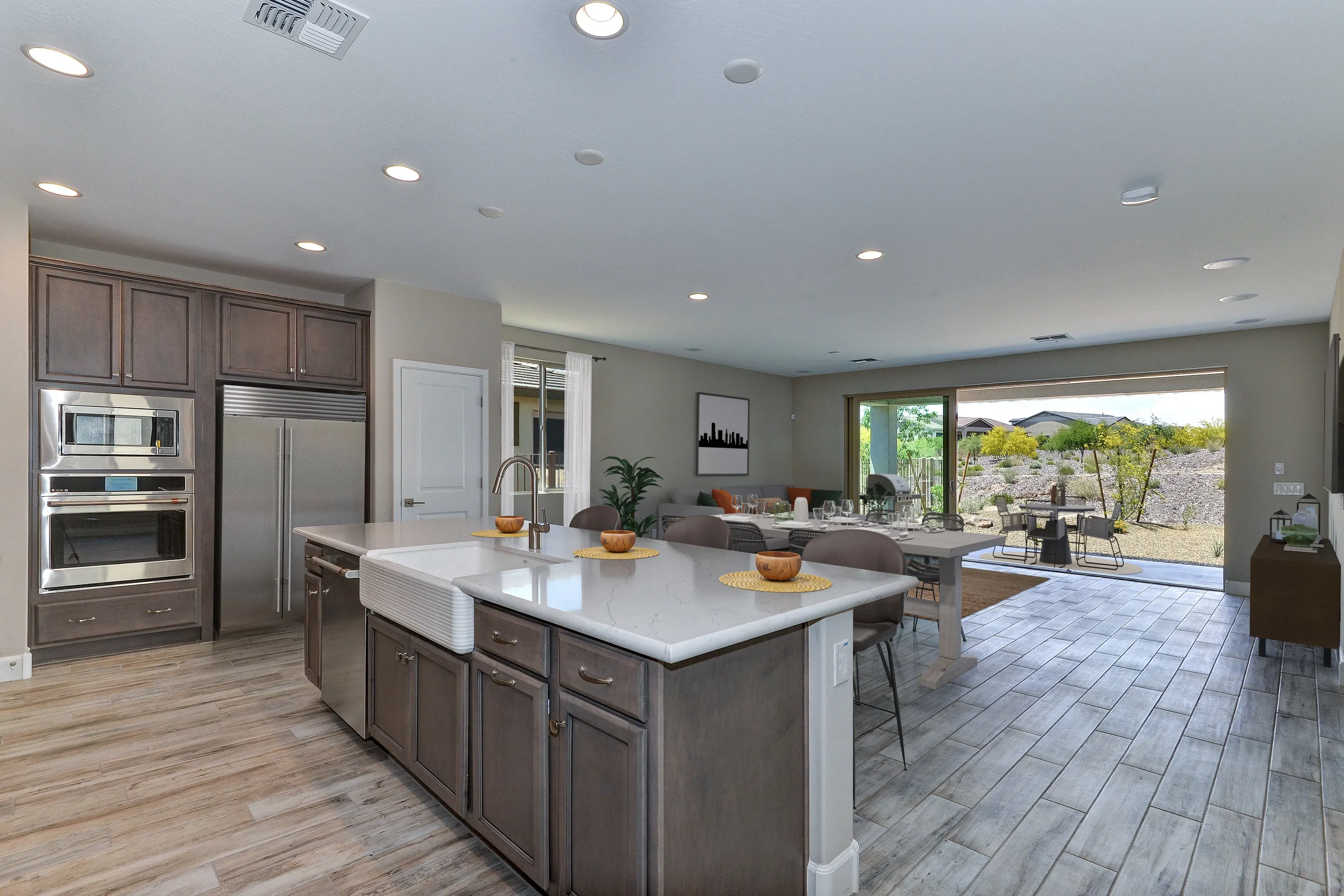 Virtully Staged Great Room
