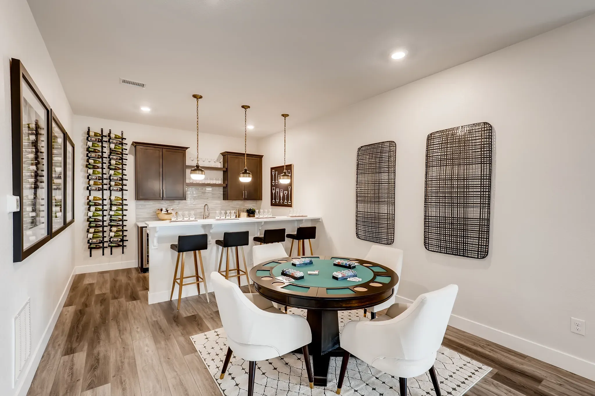 Finished Basement Wet Bar