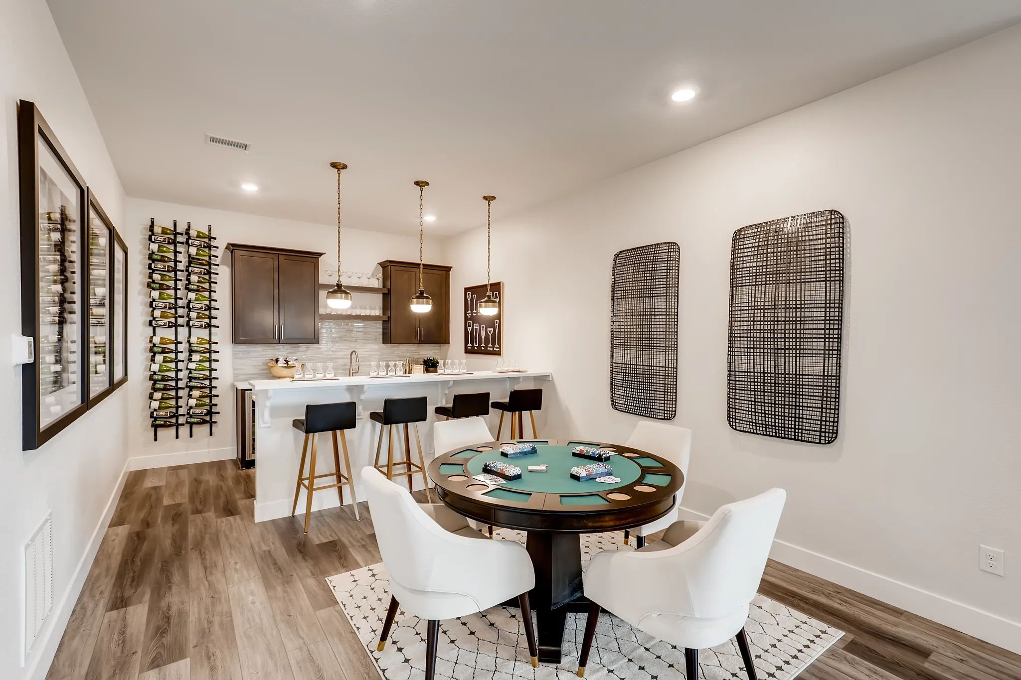 Finished Basement Wet Bar