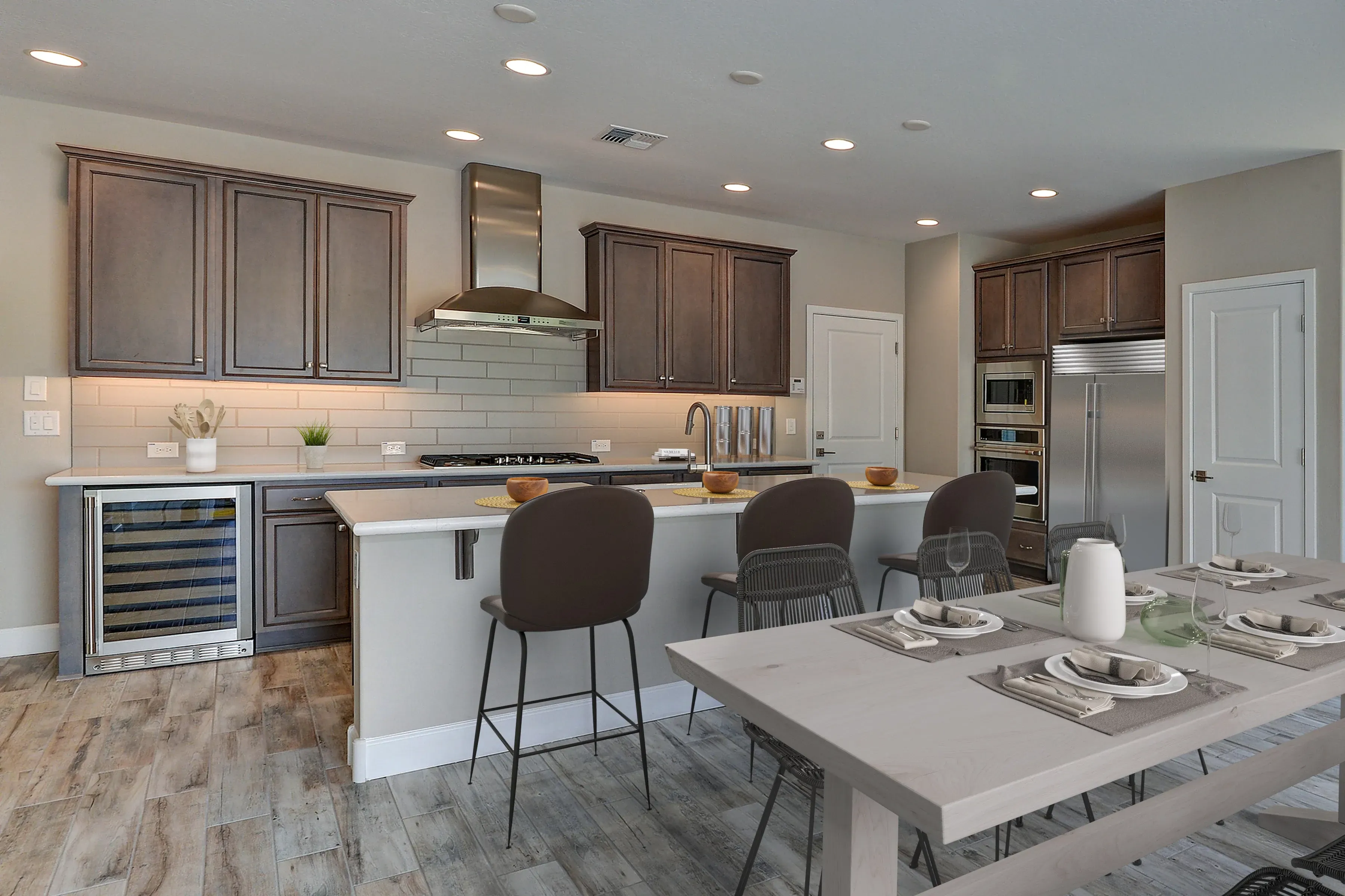 Virtually Staged Kitchen