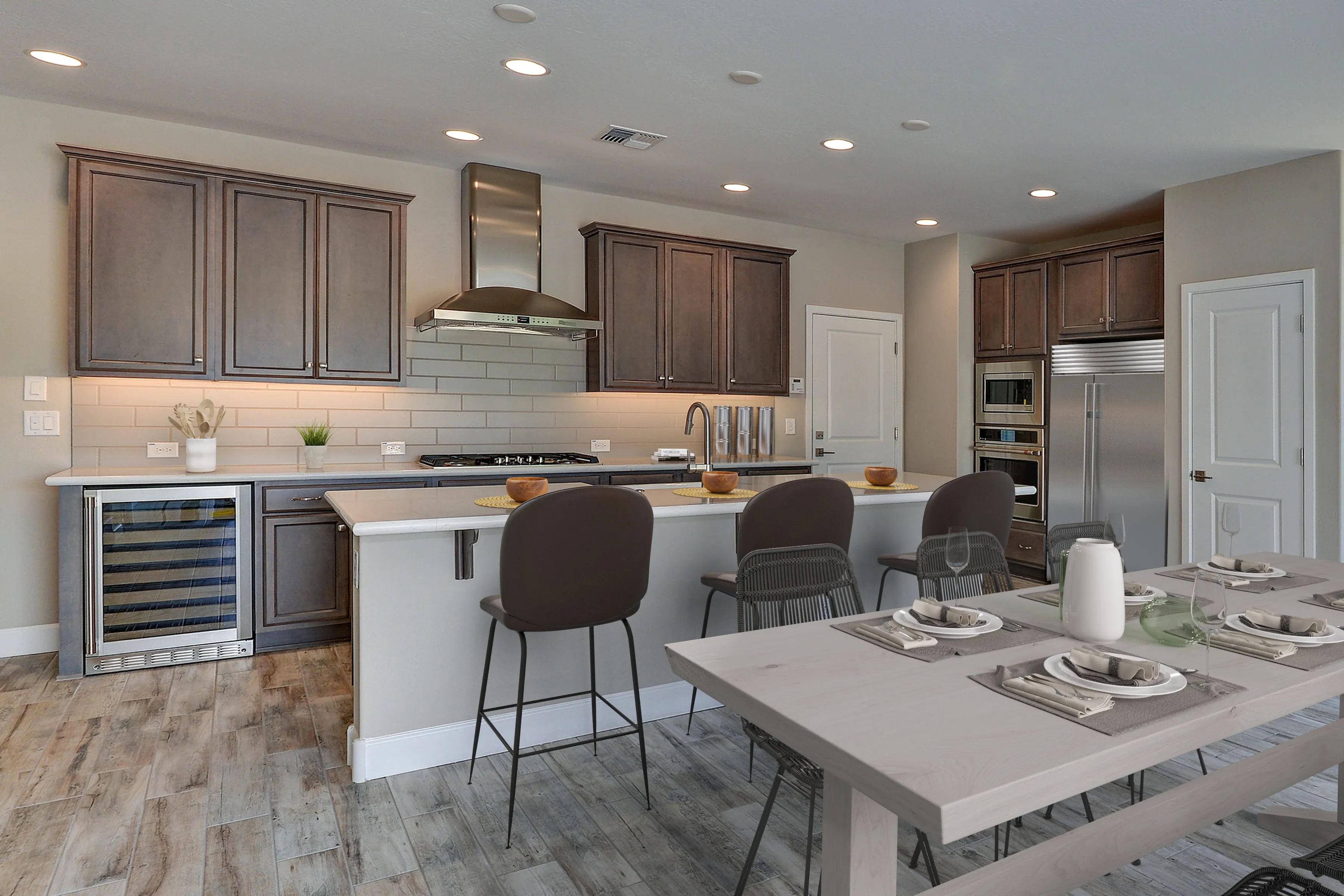 Virtually Staged Kitchen