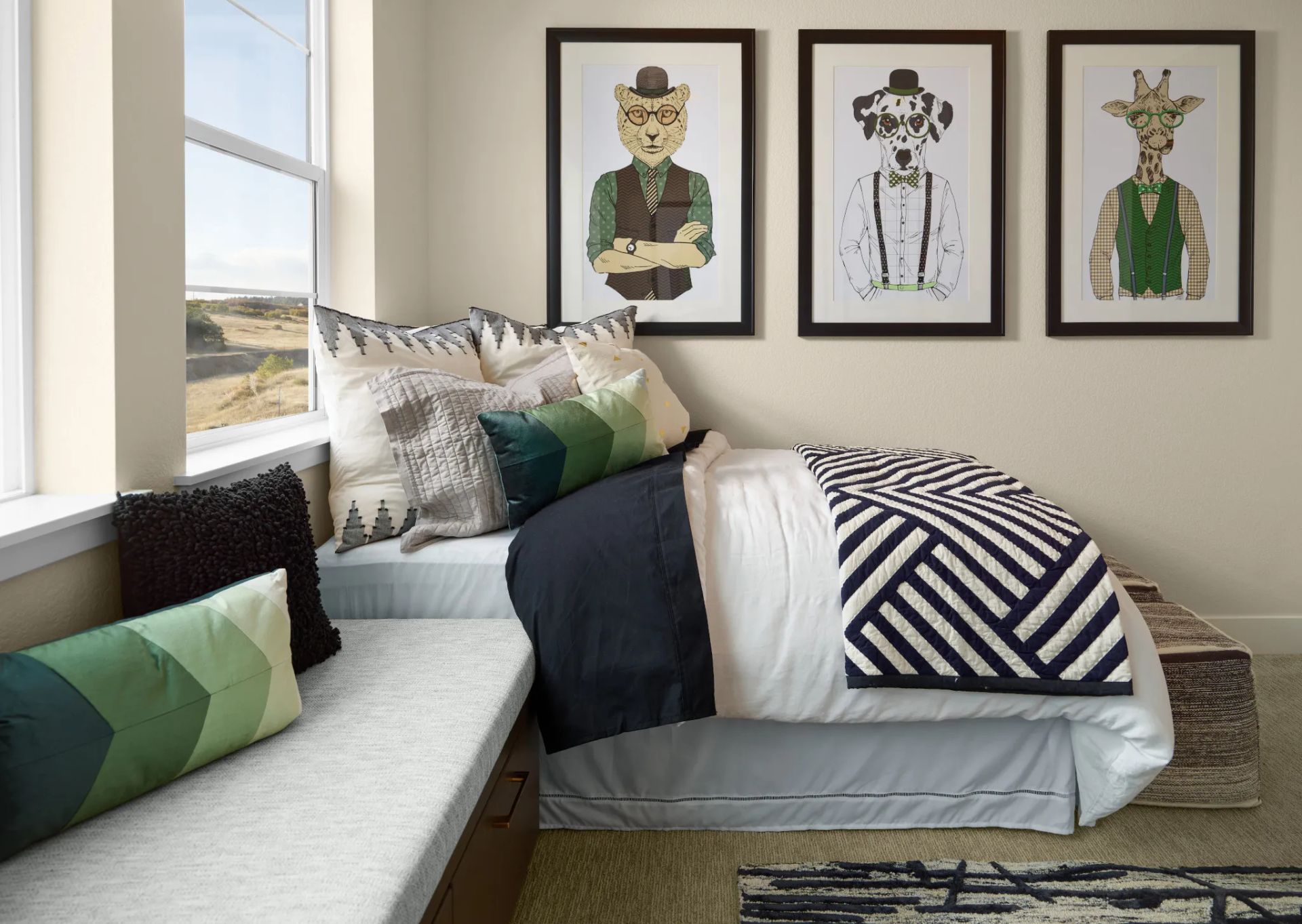 Finished Basement Bedroom