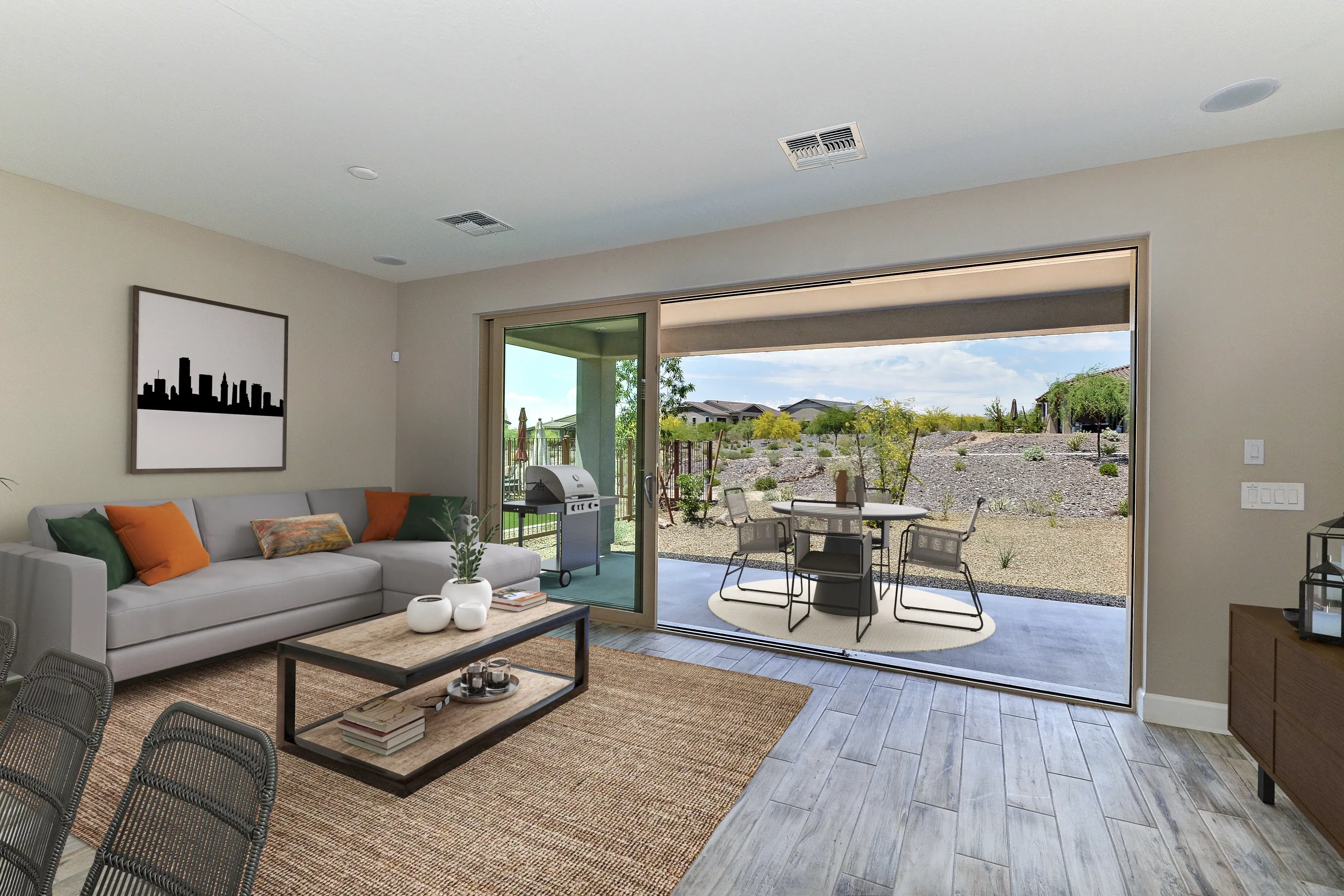 Virtually Staged Great Room