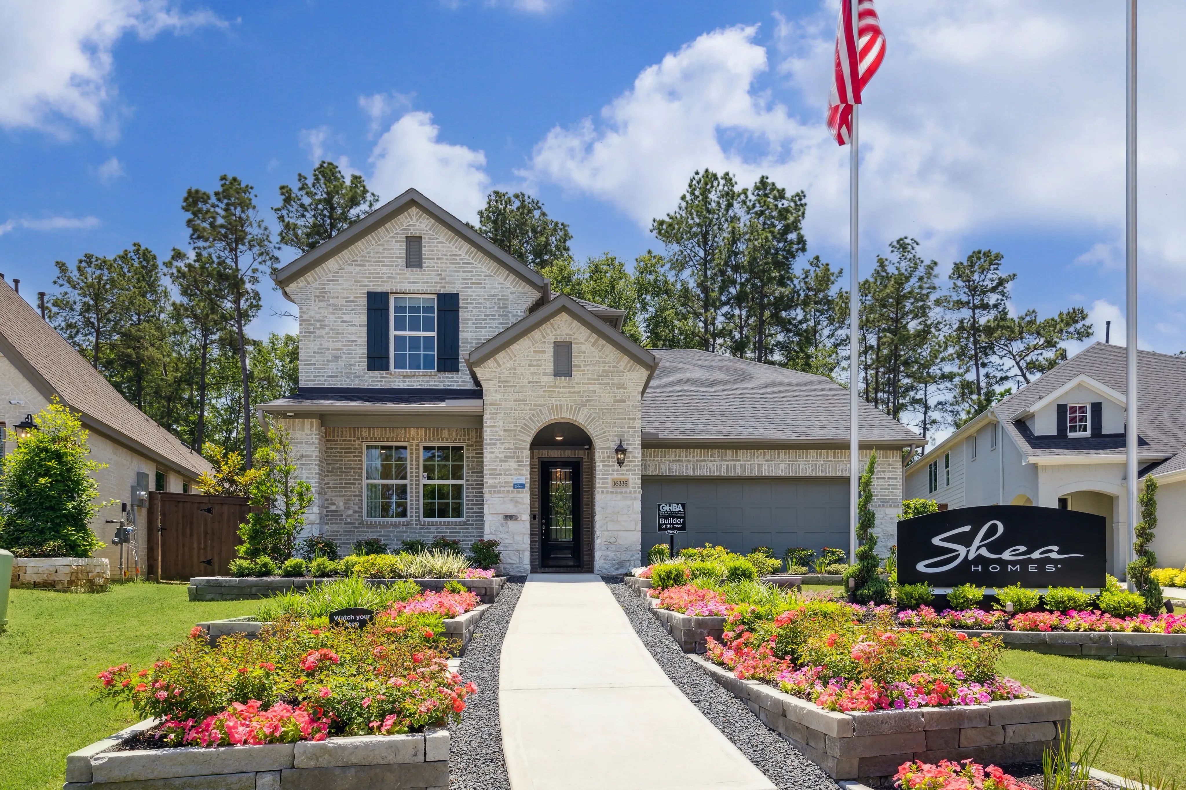 Model home exterior