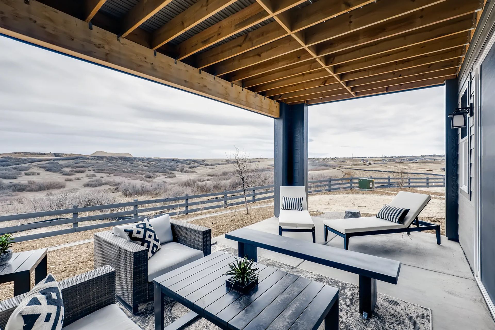 Covered Patio at Walkout Homesite