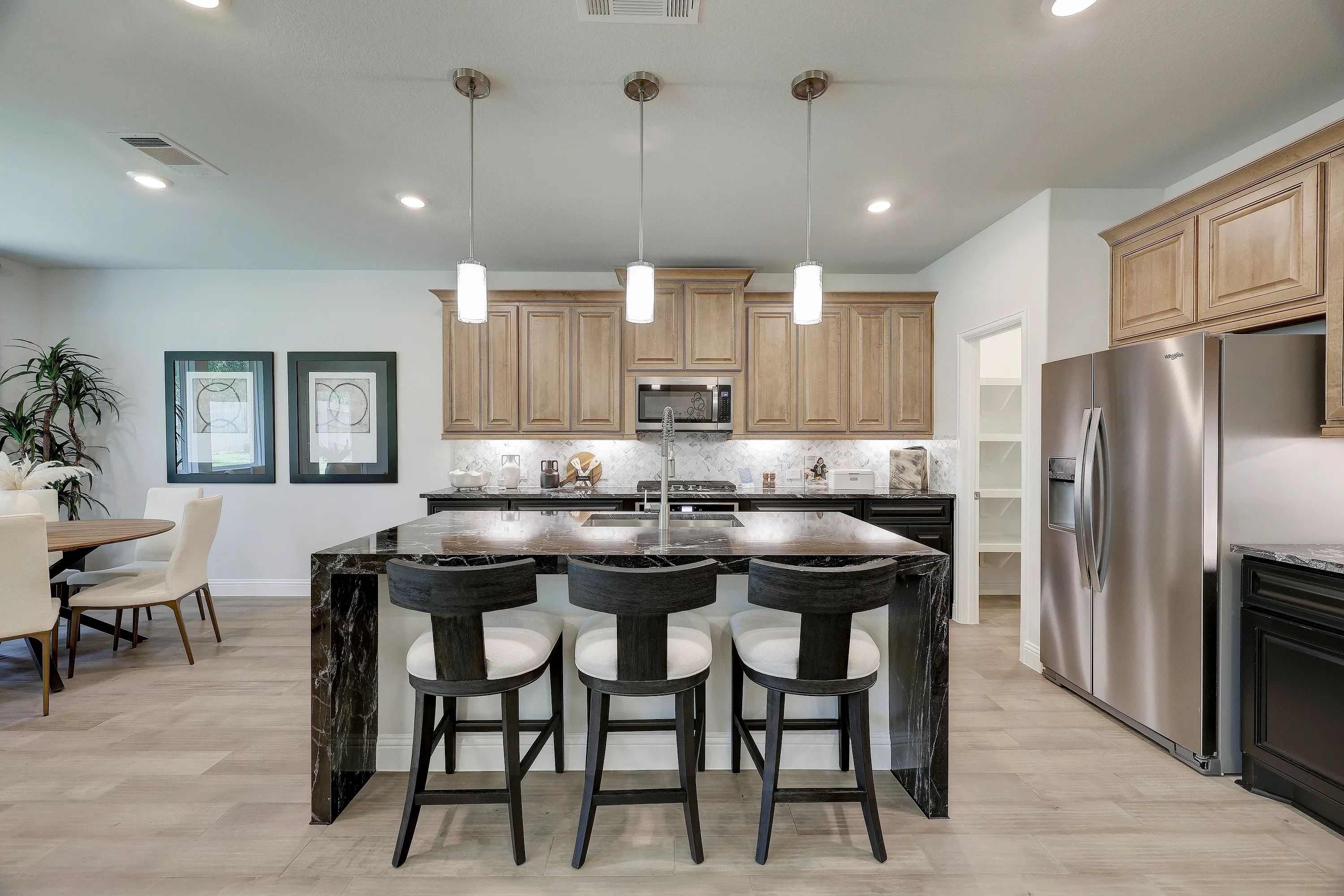 Model home kitchen