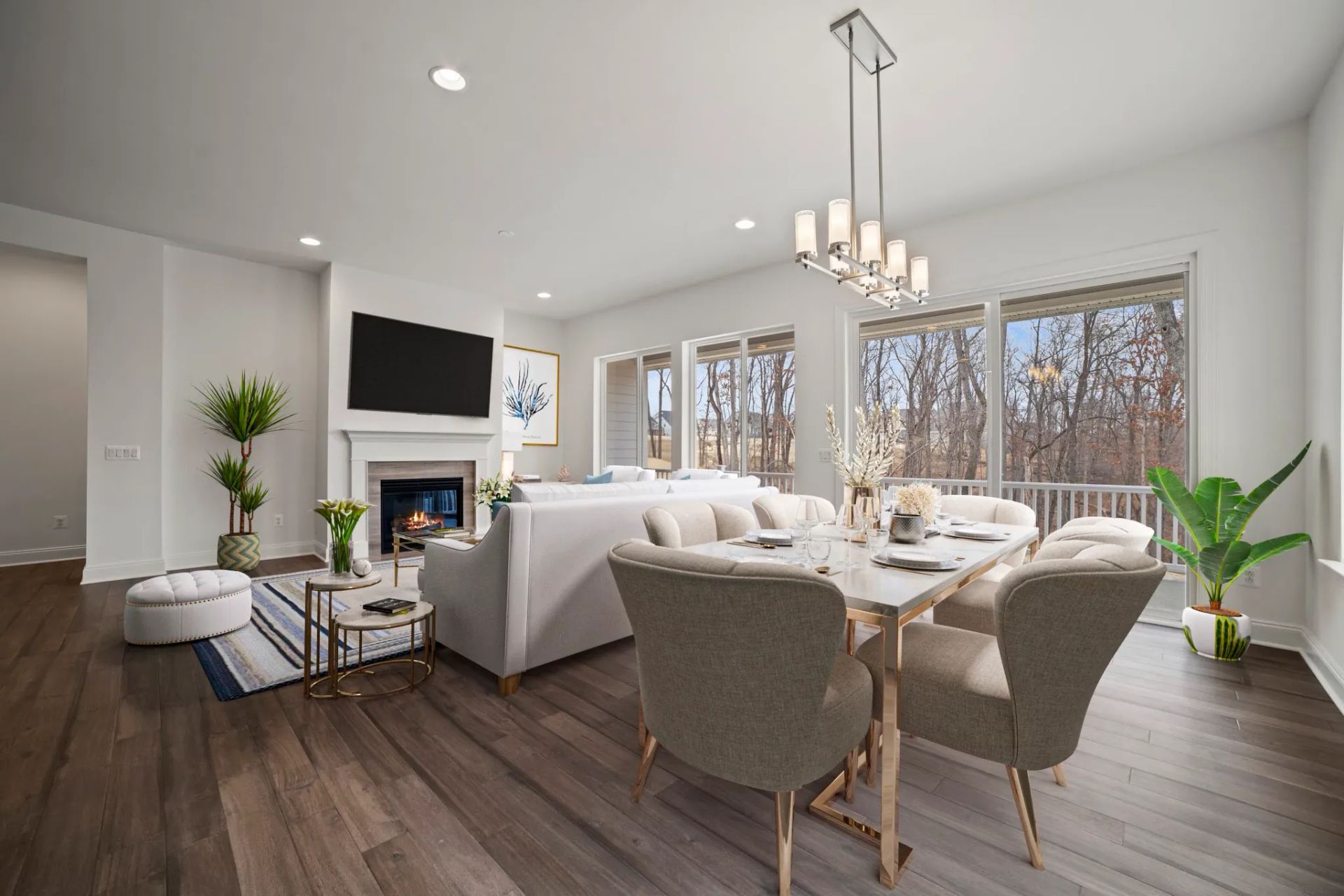 Virtually Staged Great Room