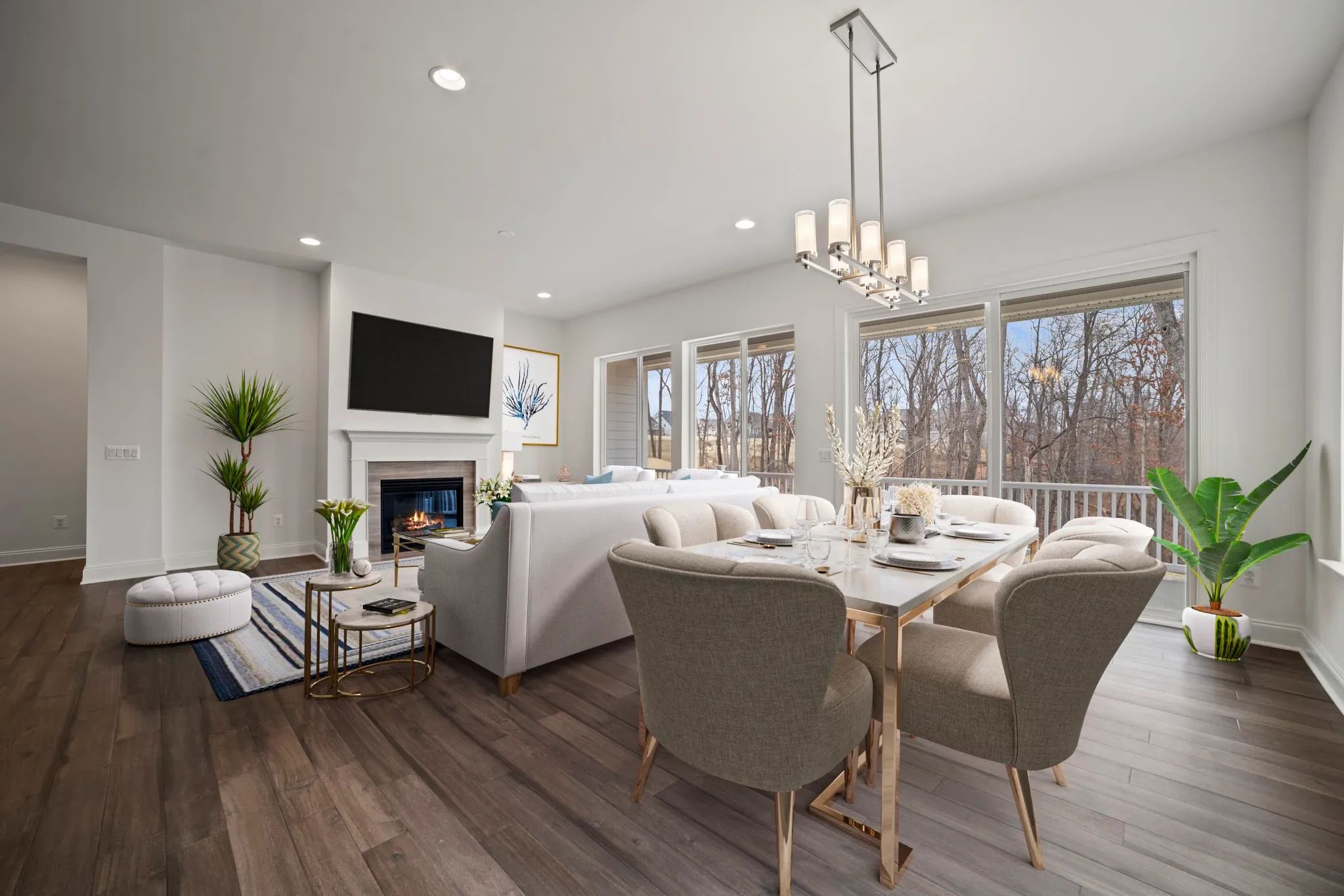 Virtually Staged Great Room
