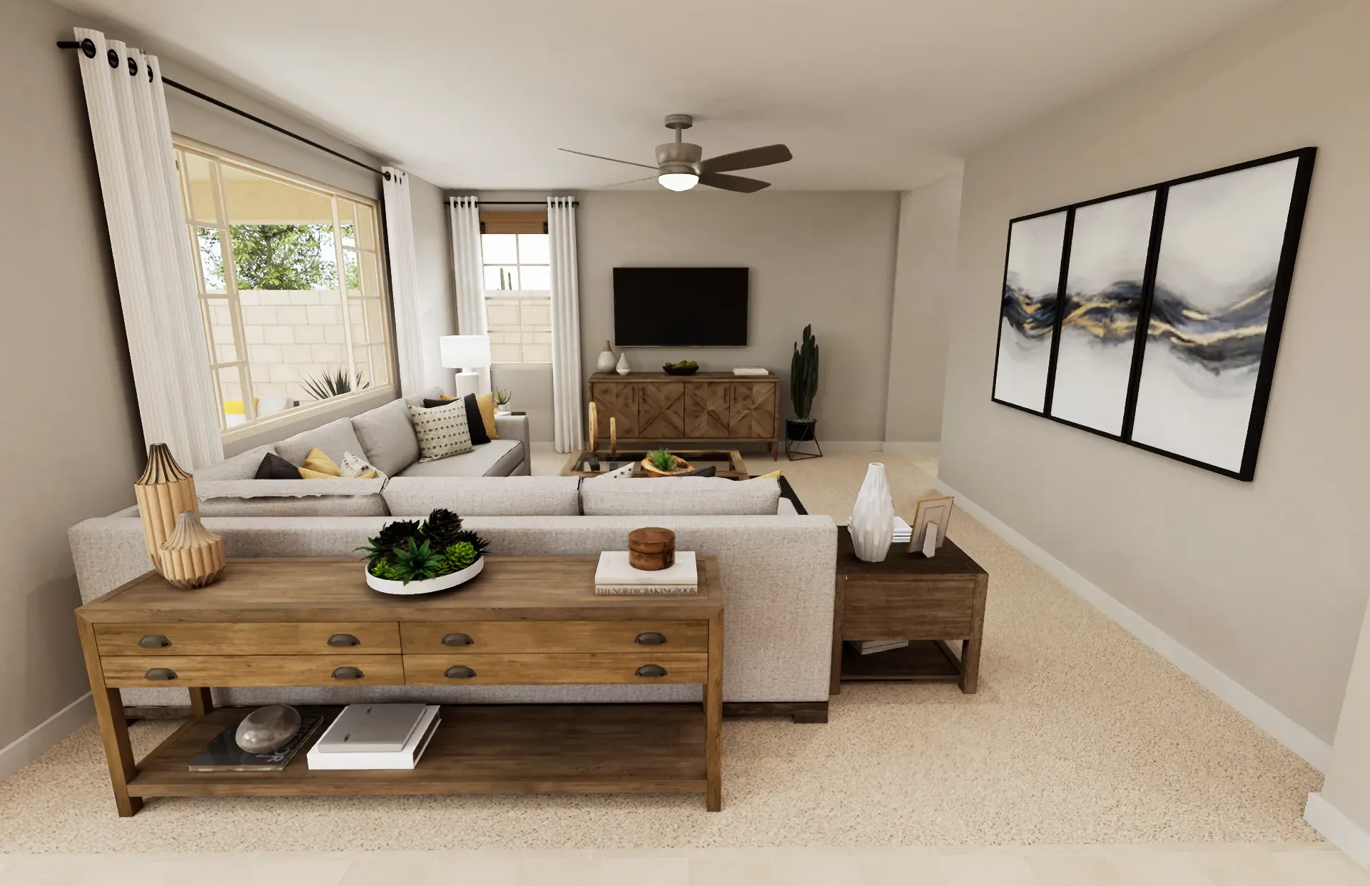 Living Area of Great Room