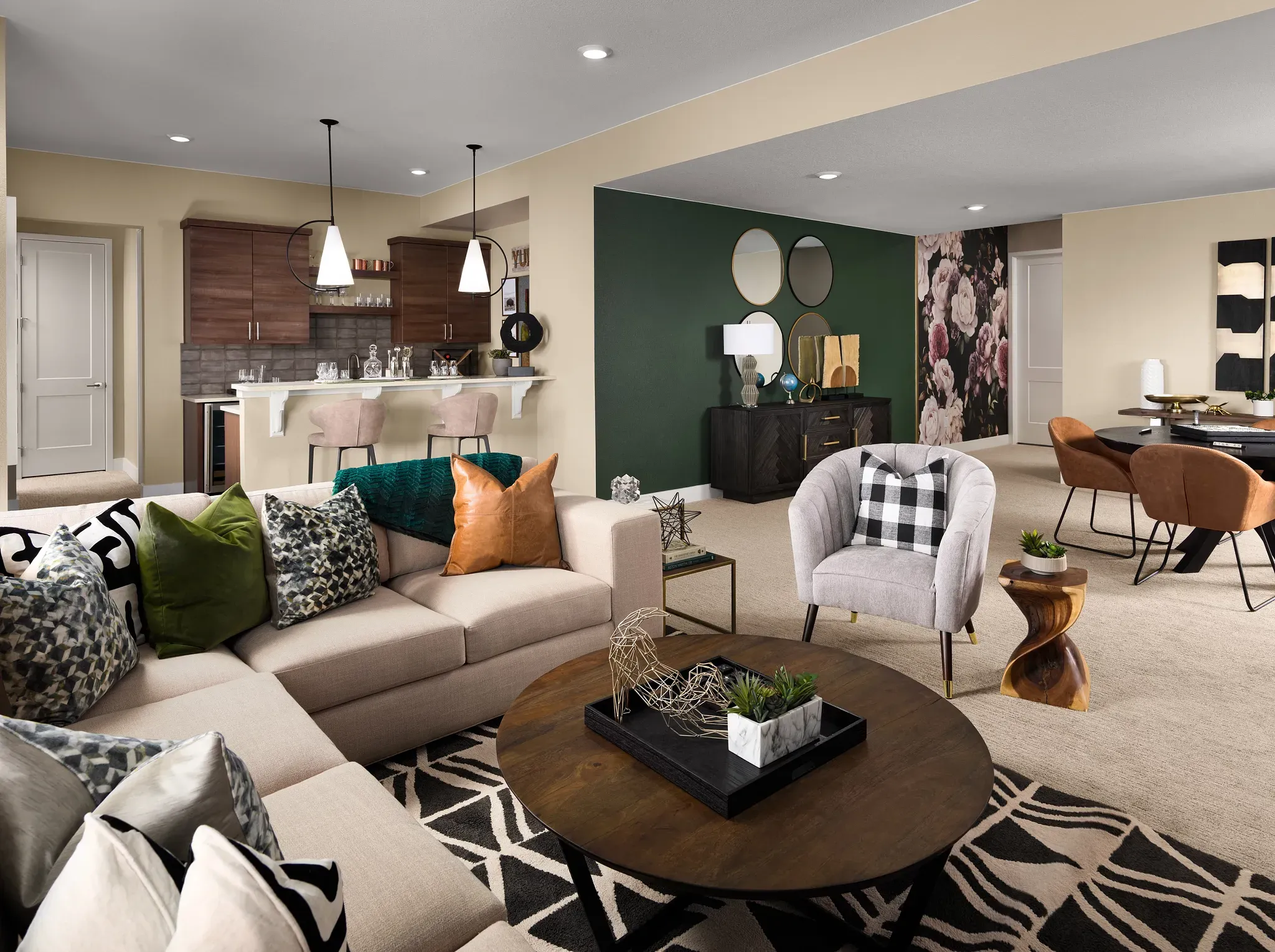 Finished Basement Rec Room