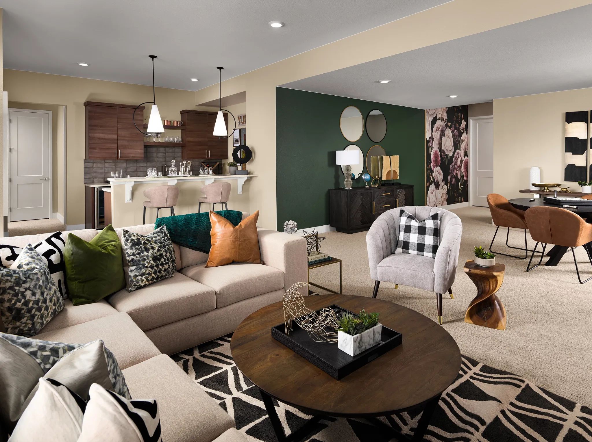 Finished Basement Rec Room