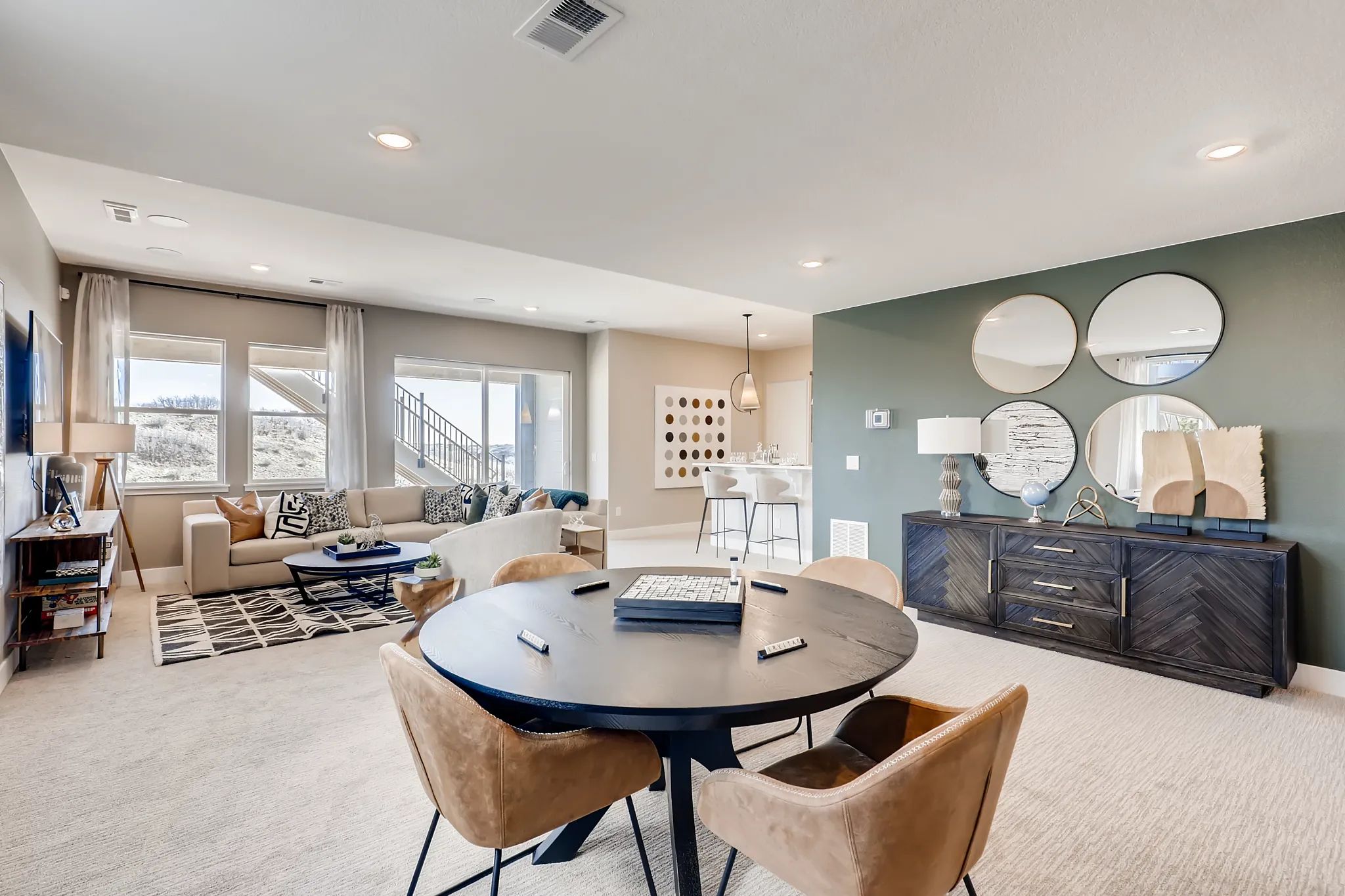 Finished Basement Rec Room