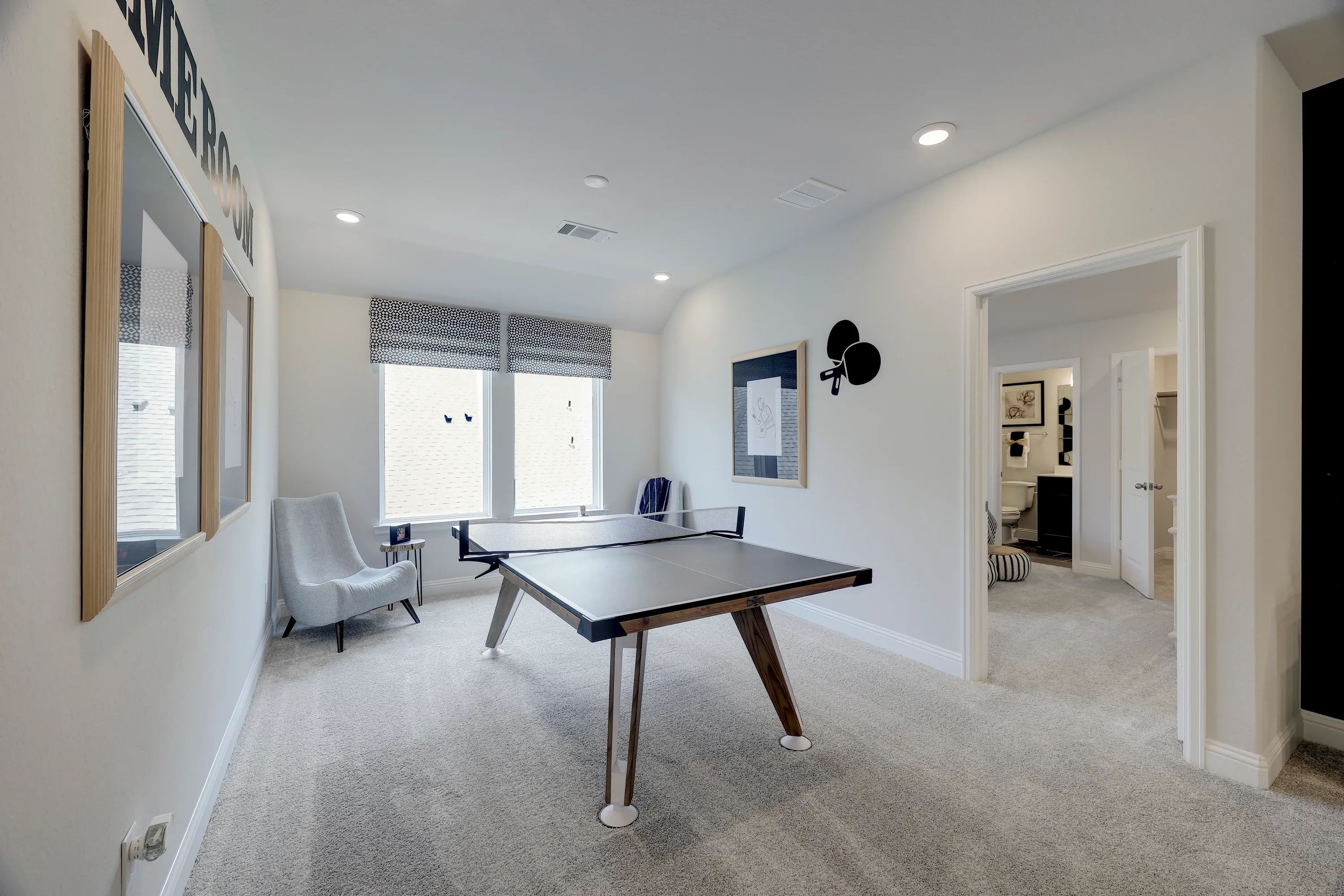 Model home game room