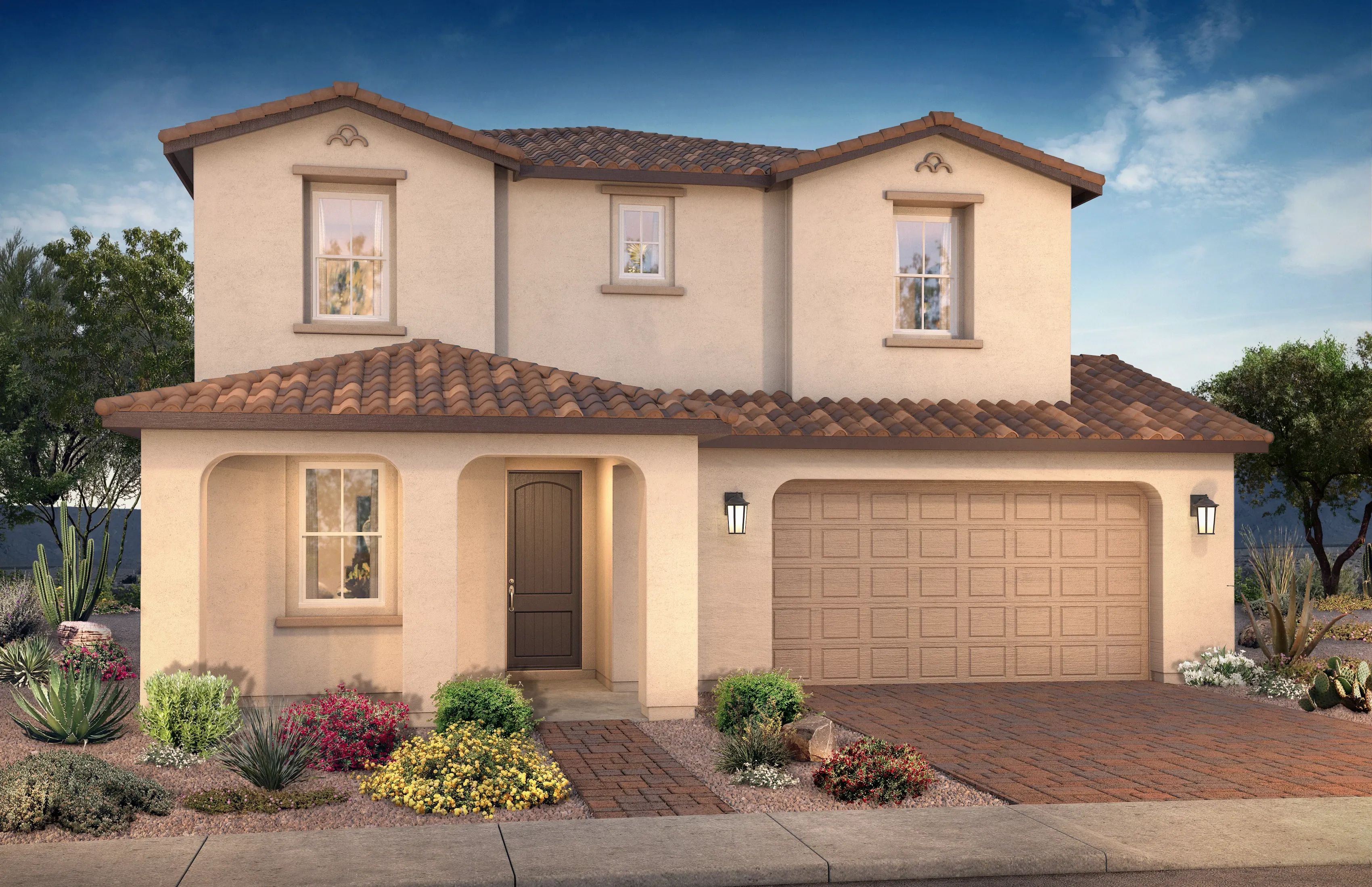 Plan 3524 Exterior A: Spanish