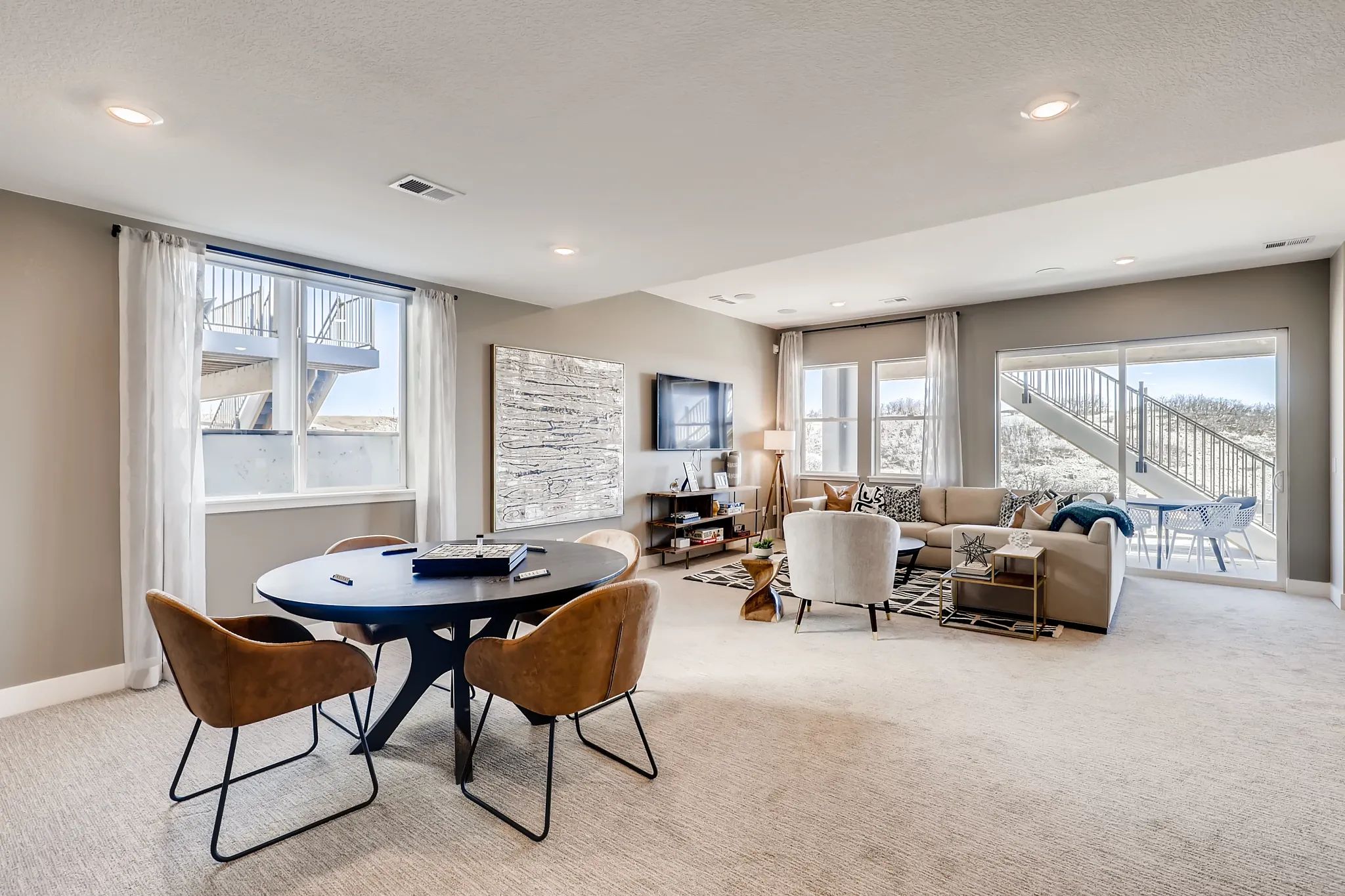 Finished Basement Rec Room