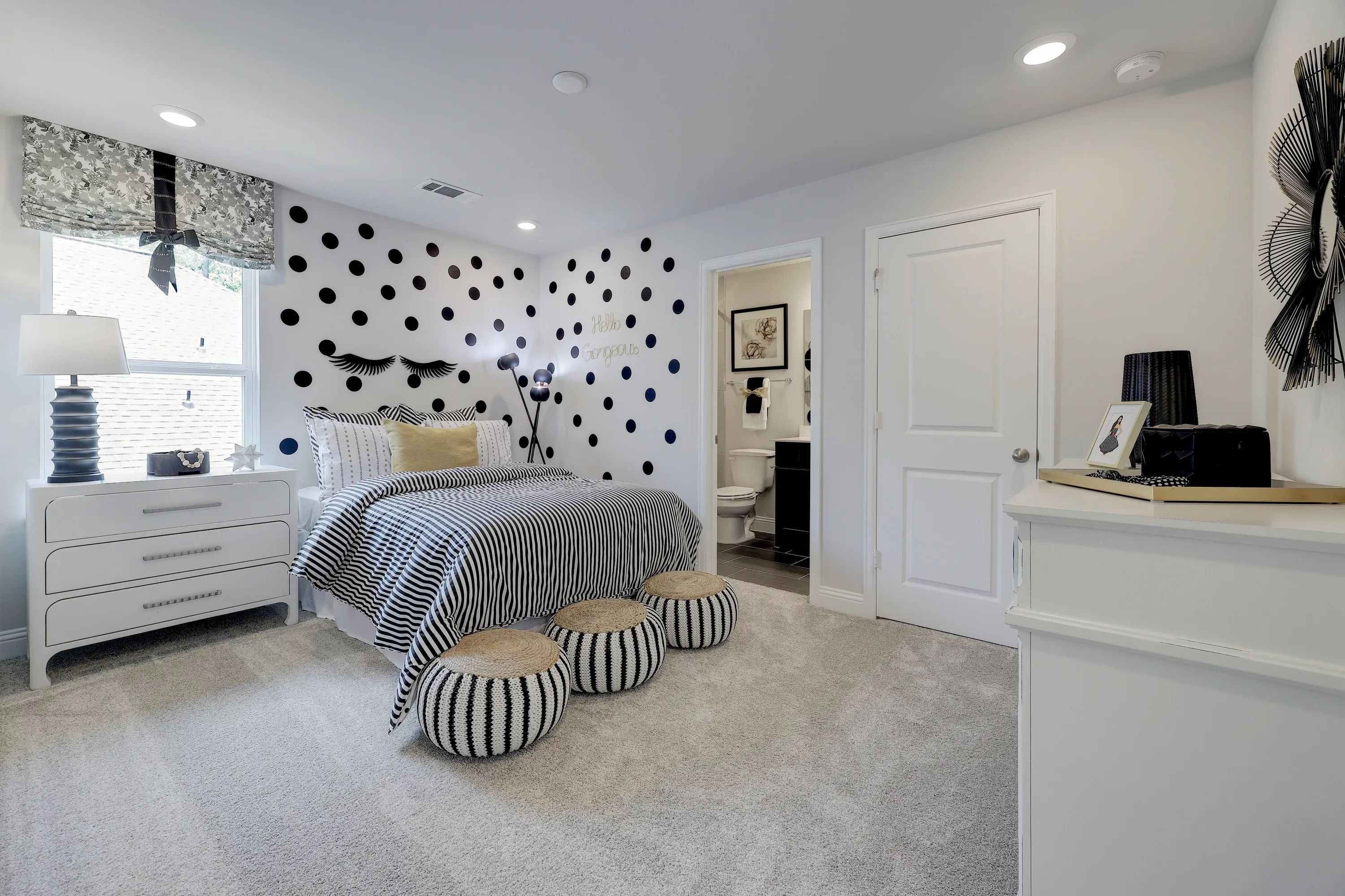 Model home upstairs bed