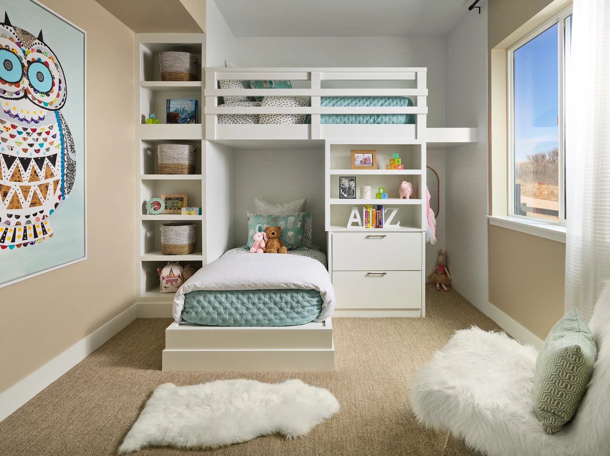 Finished Basement Bedroom