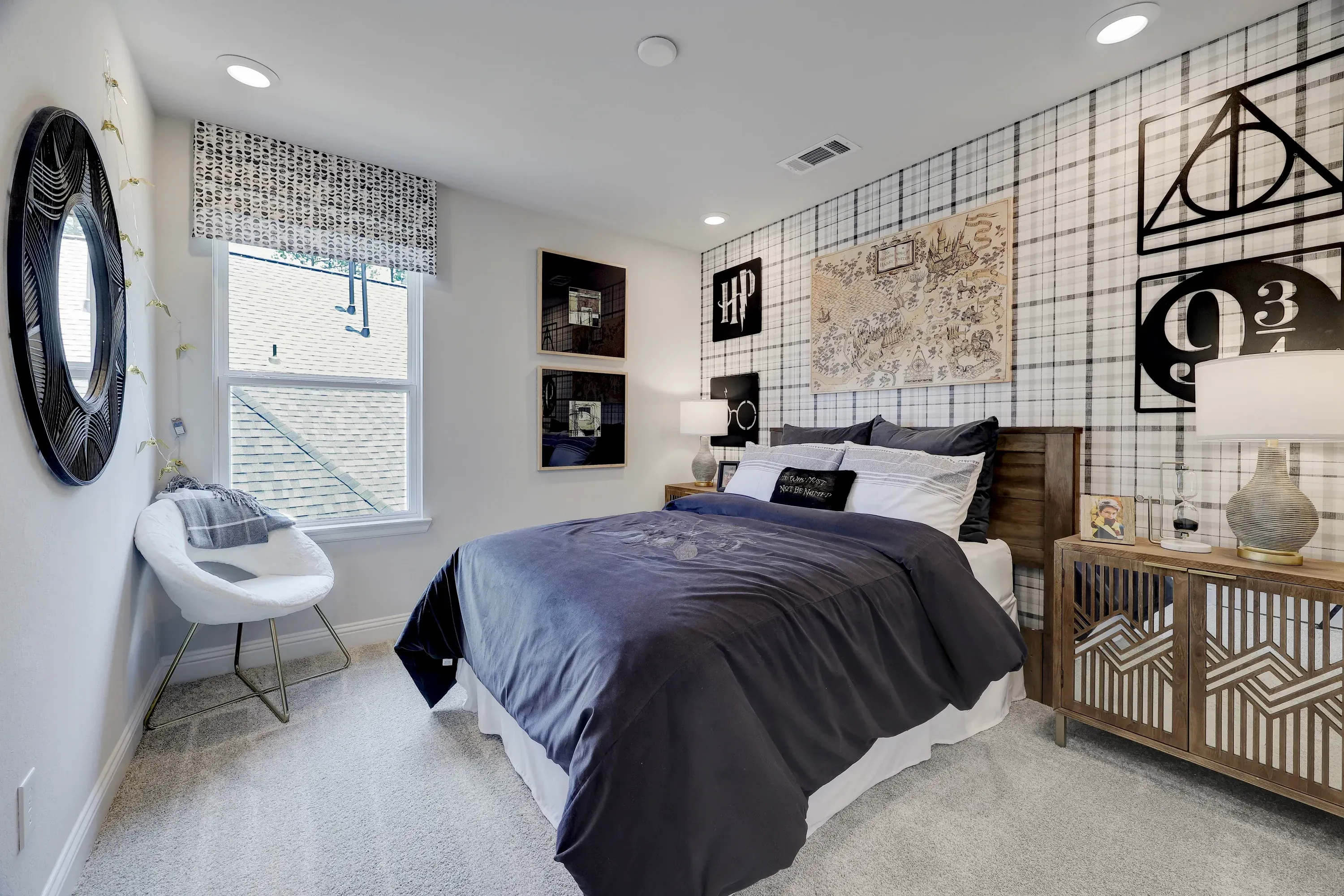 Model home upstairs bed