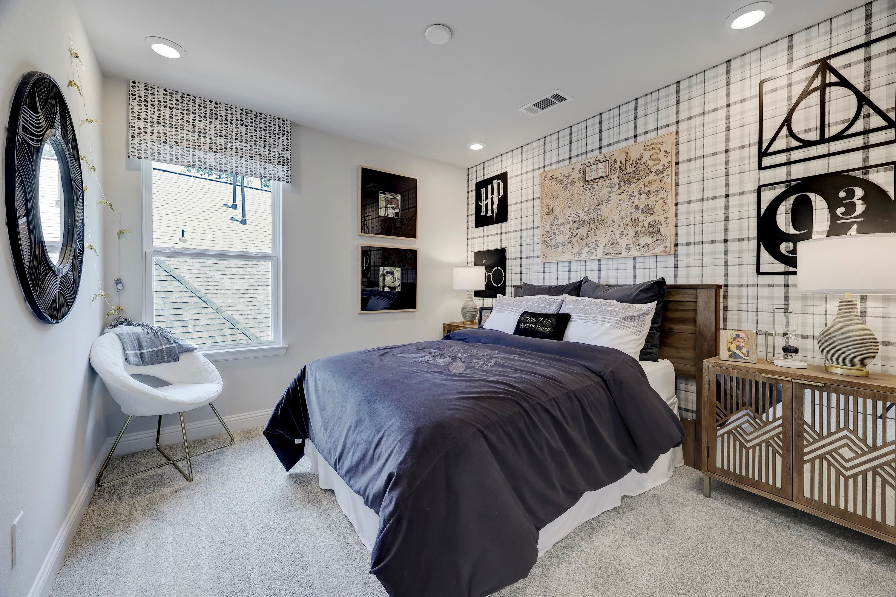 Model home upstairs bed