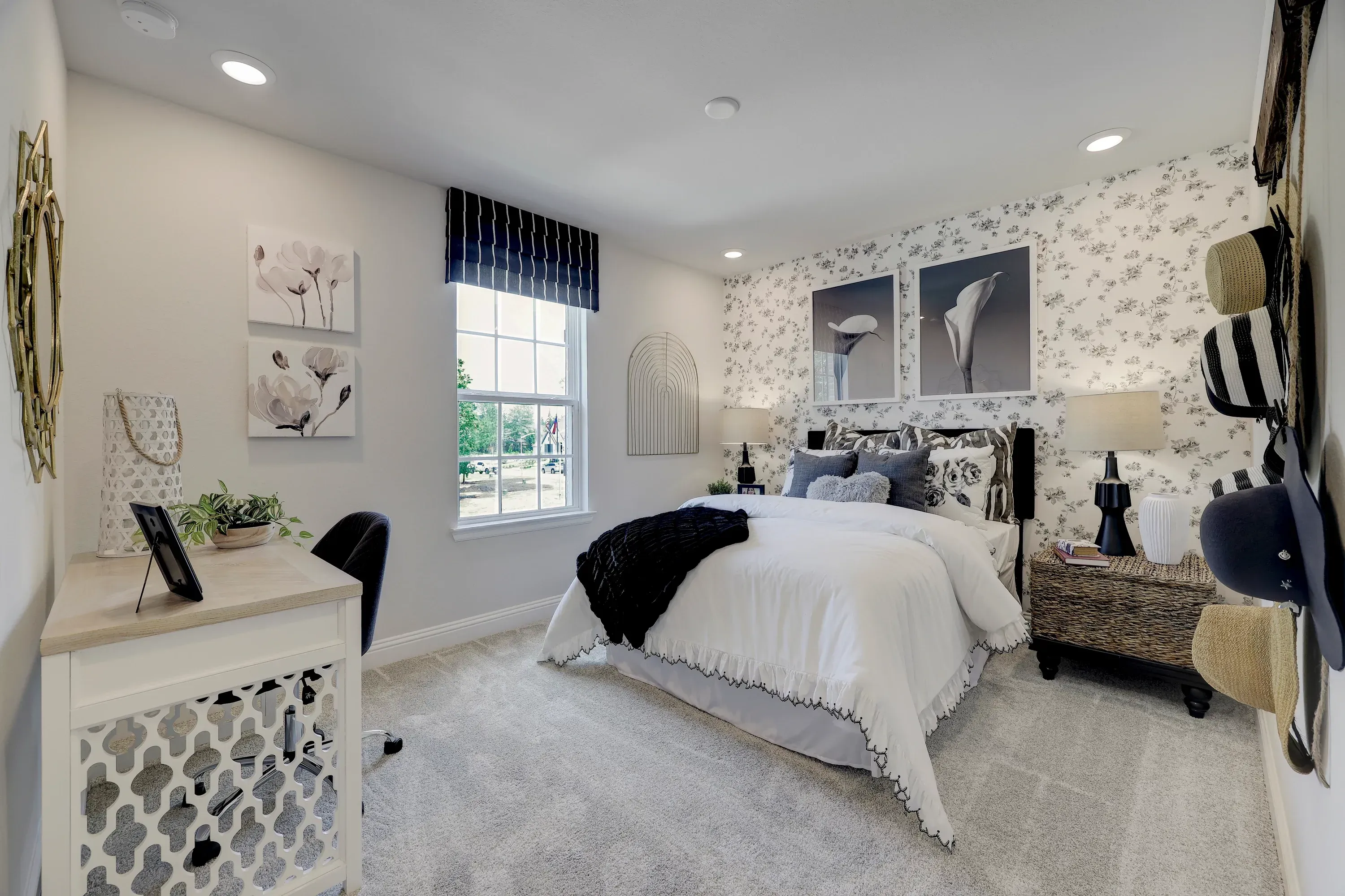 Model home upstairs bed