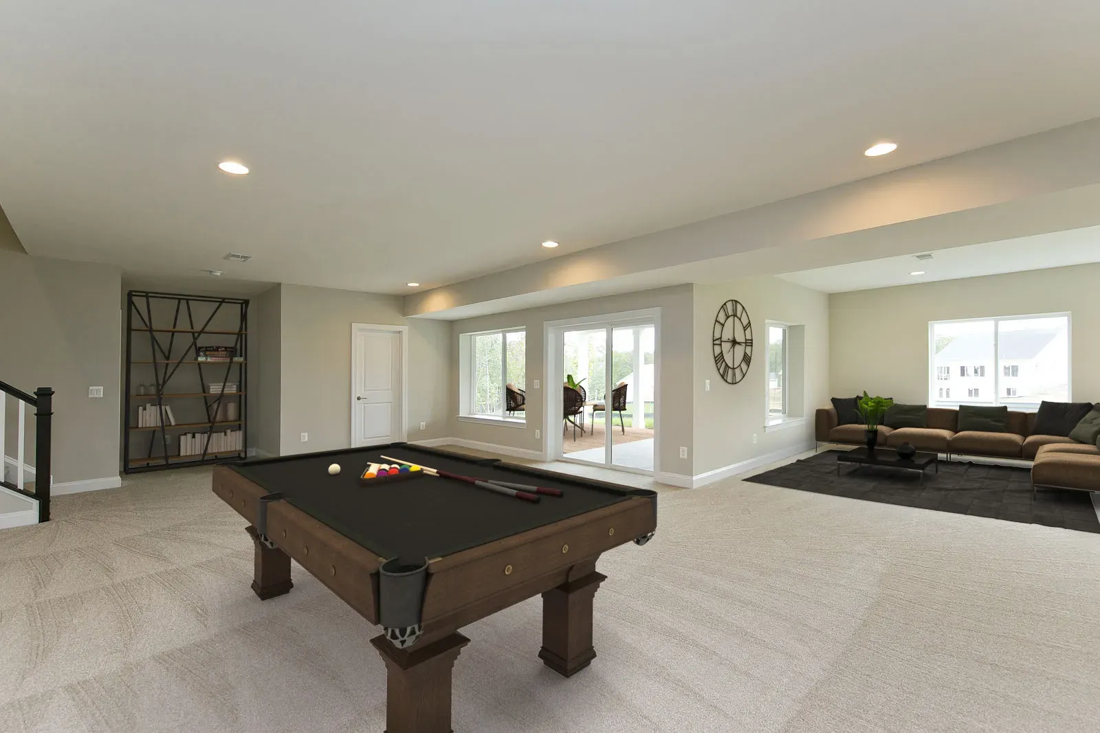 Virtually Staged Lower Level