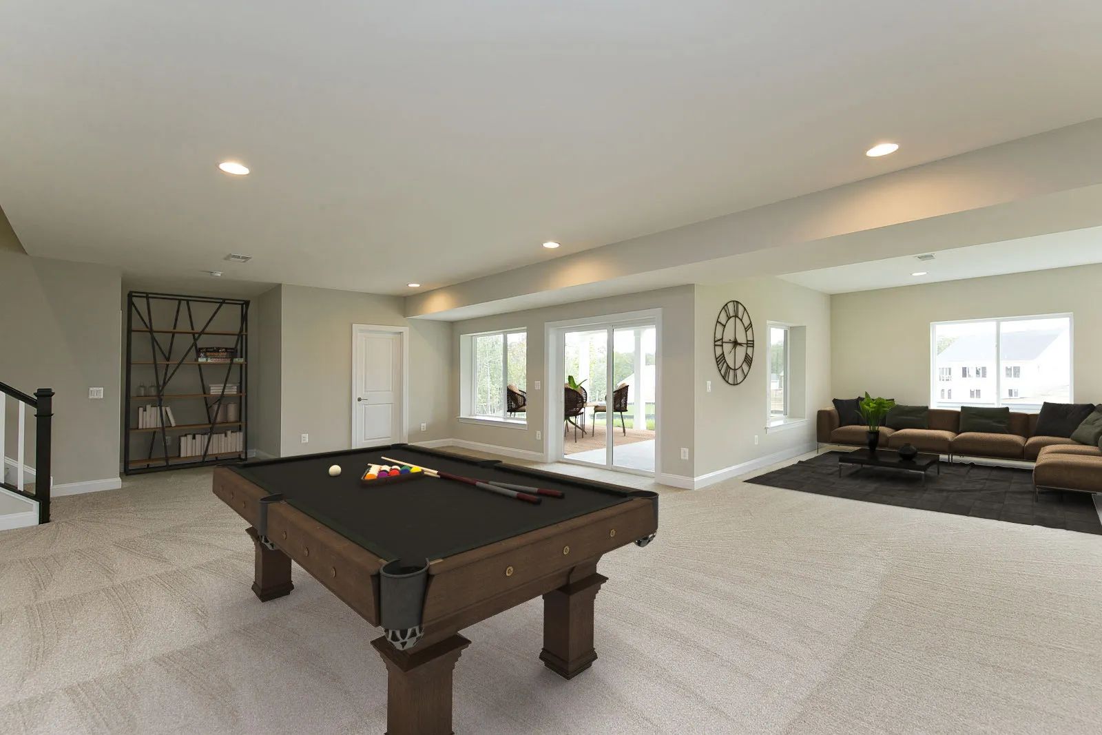 Virtually Staged Lower Level
