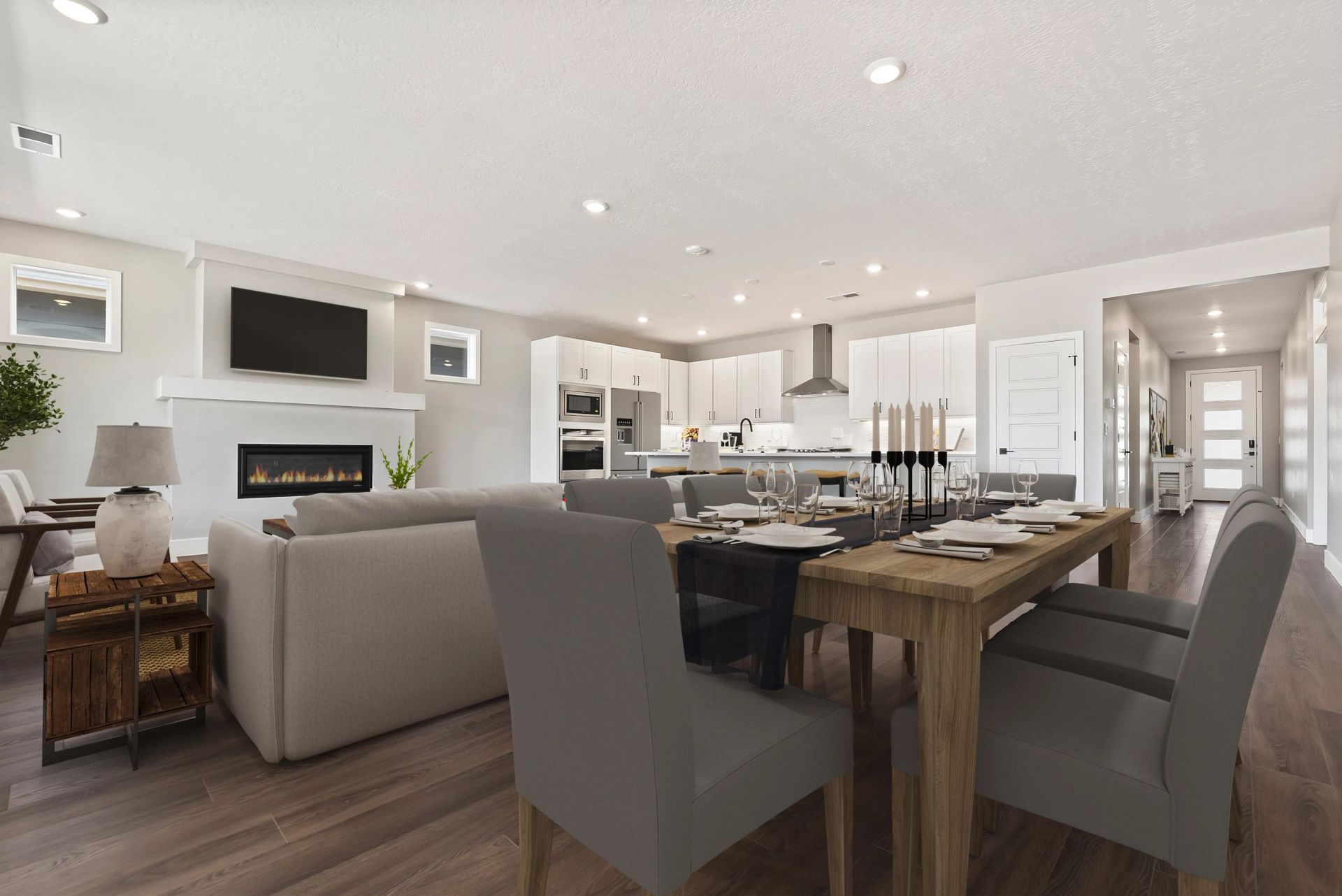 Virtually Staged Great Room