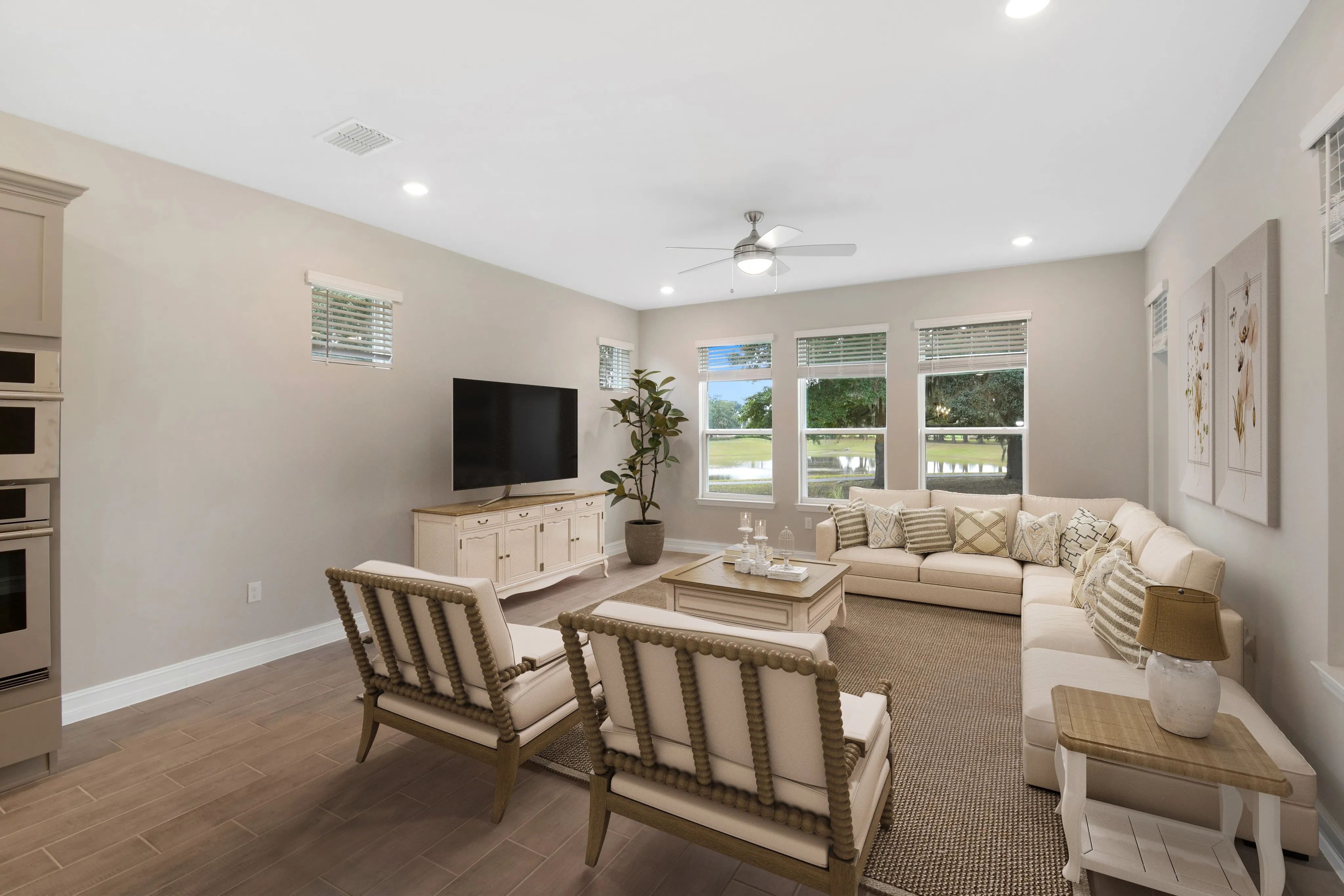 Virtually Staged Great Room