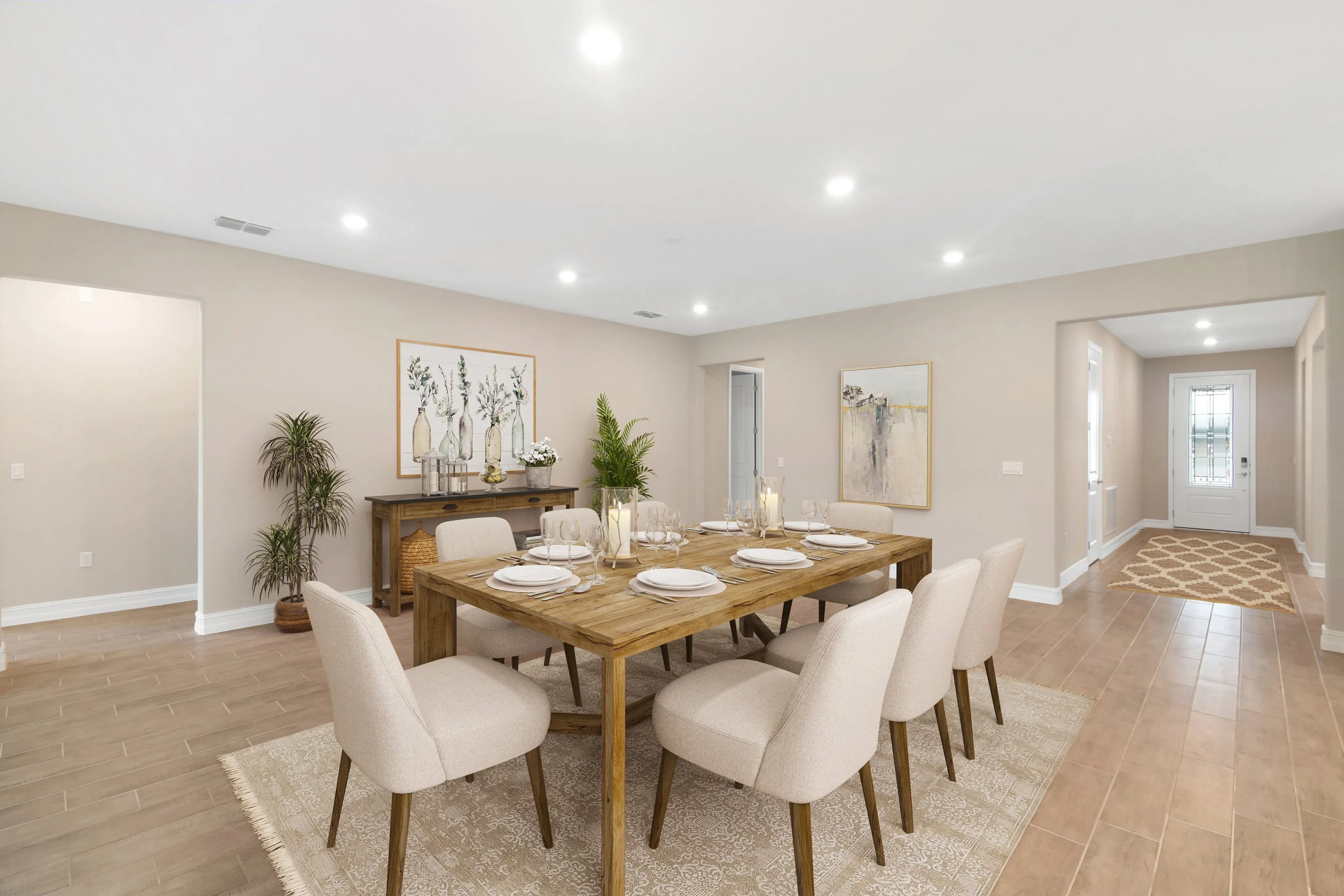 Virtually Staged Dining