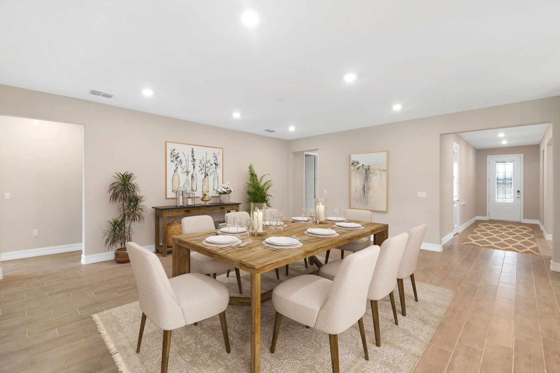Virtually Staged Dining
