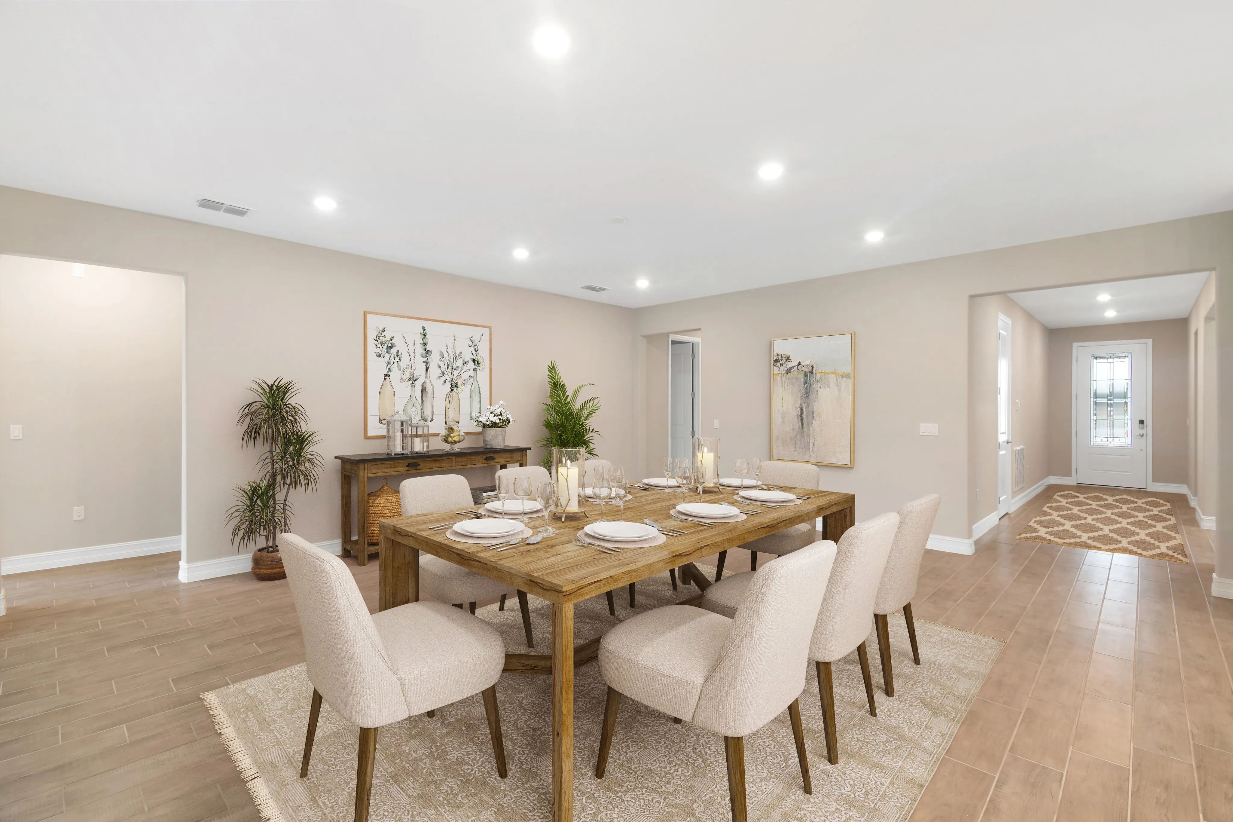 Virtually Staged Dining